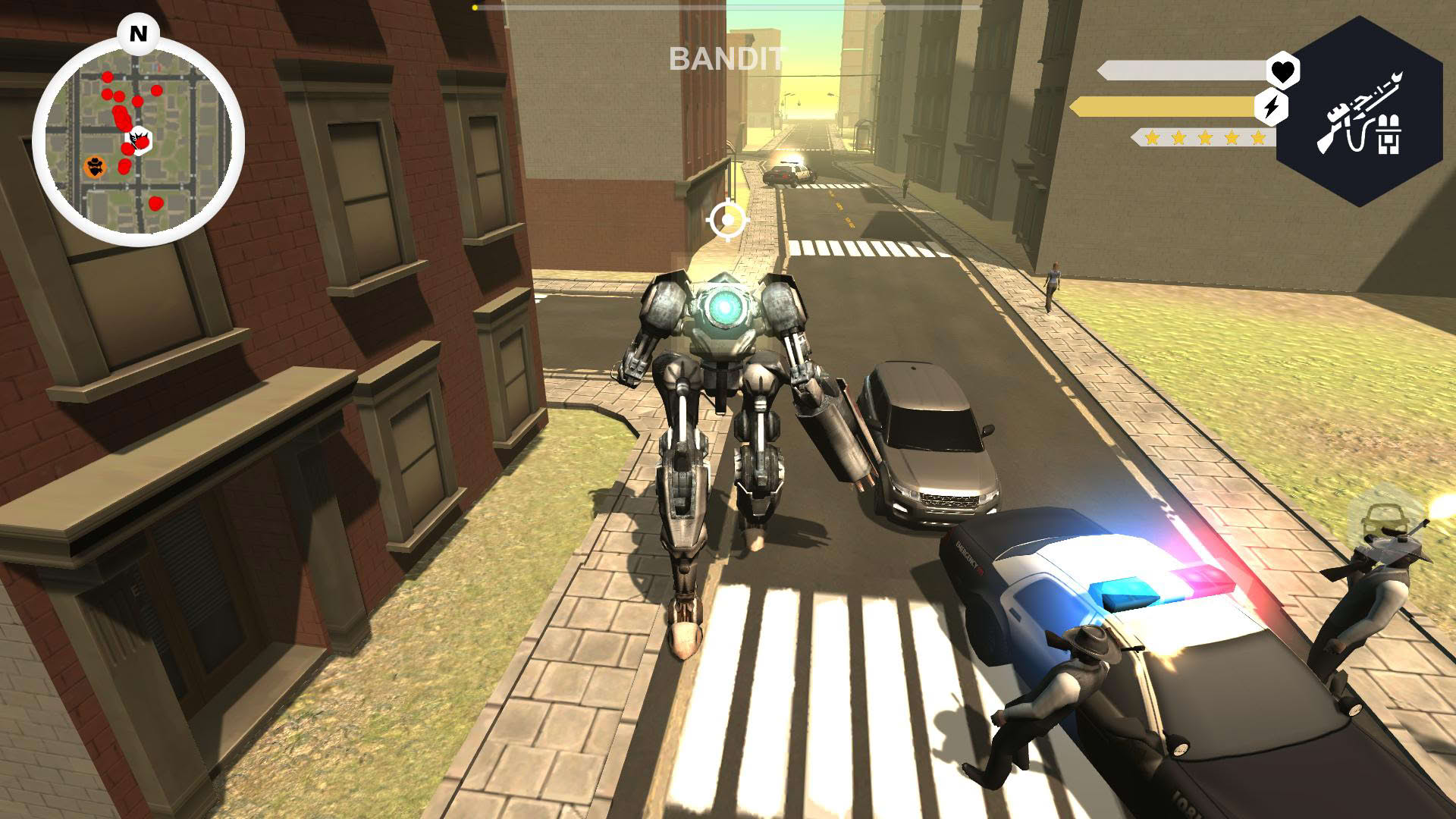 Screenshot for Muscle Car Robot