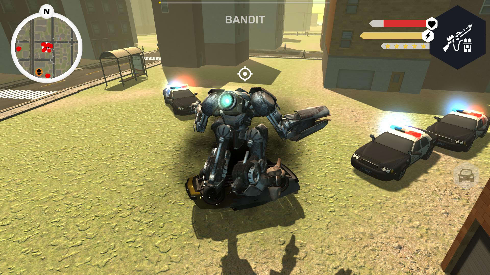 Screenshot for Muscle Car Robot