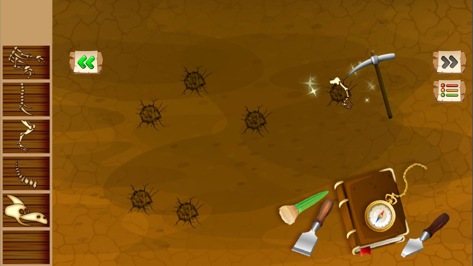 Screenshot for Dinosaur Bone Digging