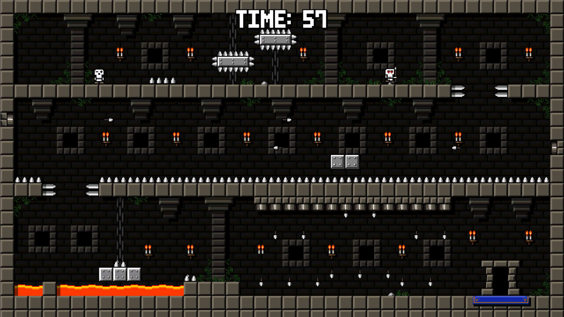 Screenshot for Castle of Pixel Skulls