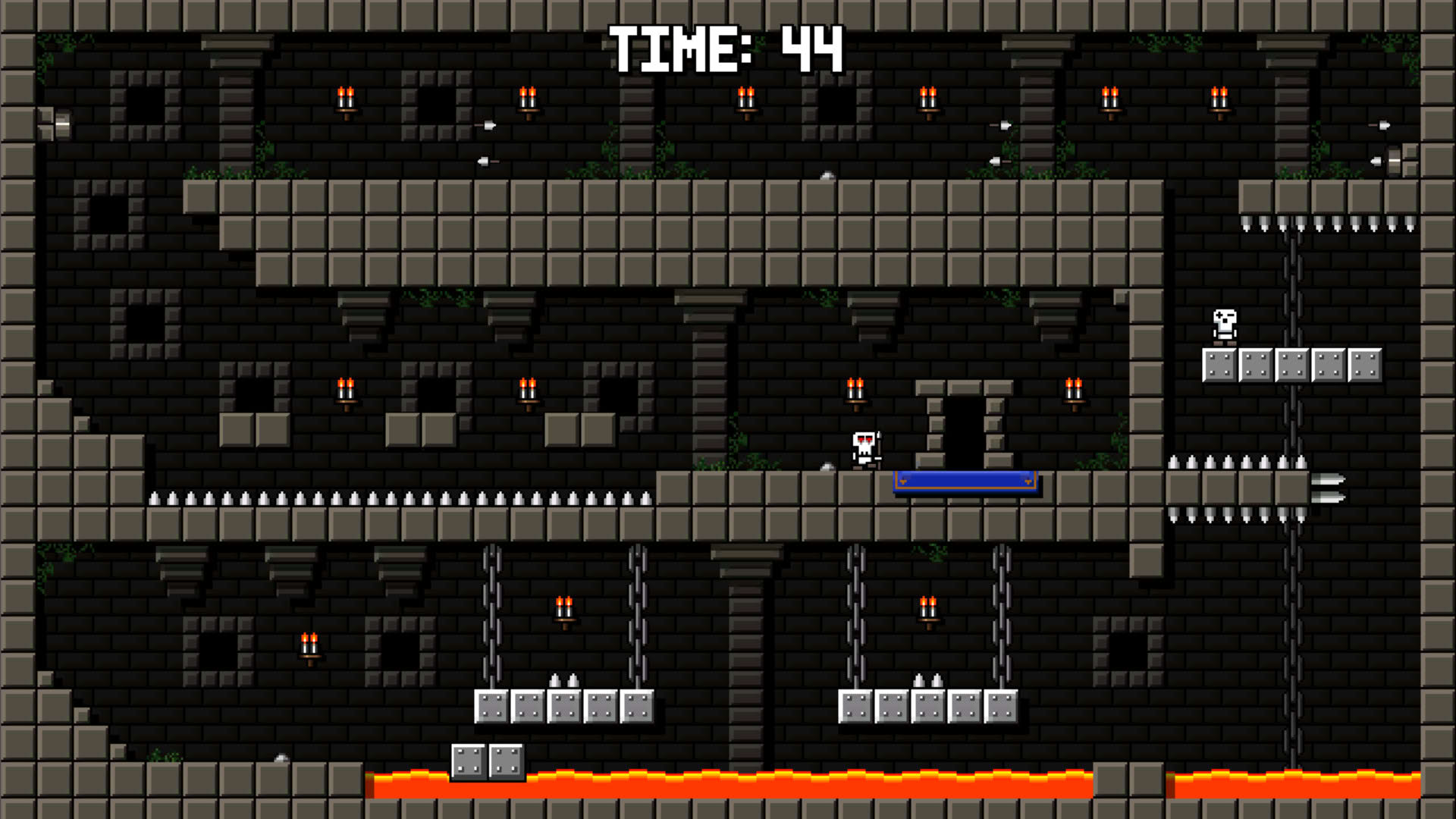 Screenshot for Castle of Pixel Skulls