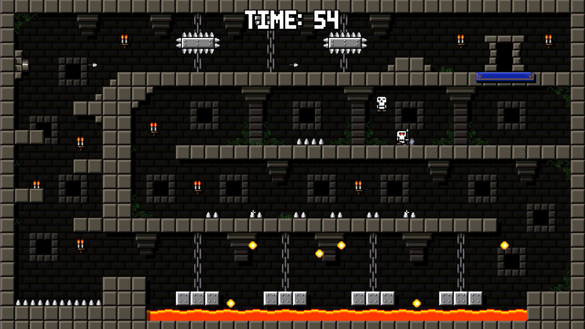 Screenshot for Castle of Pixel Skulls