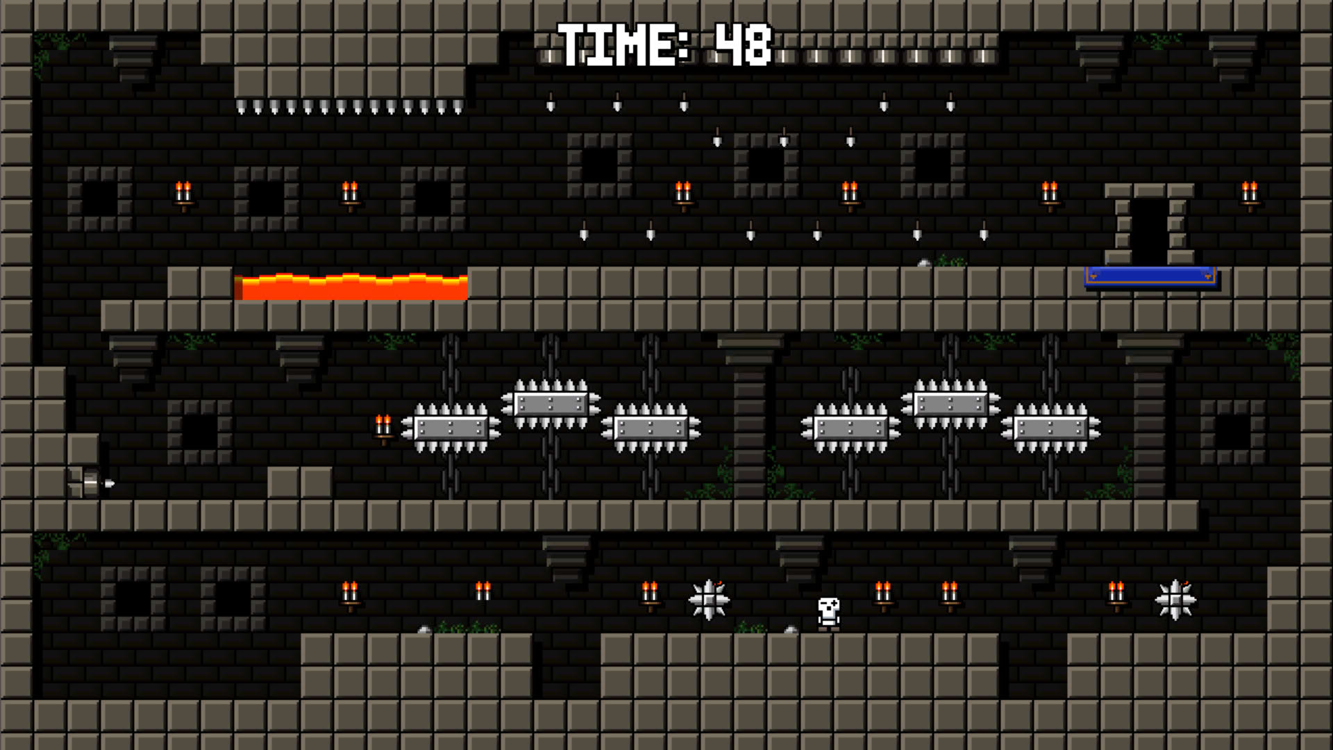 Screenshot for Castle of Pixel Skulls