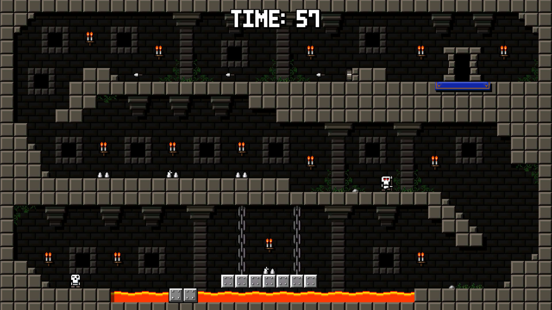 Screenshot for Castle of Pixel Skulls