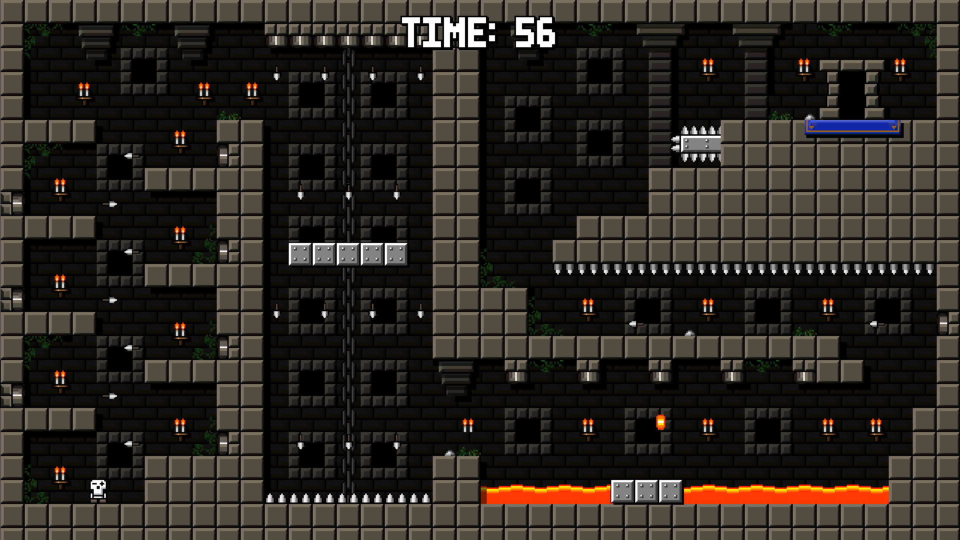 Screenshot for Castle of Pixel Skulls