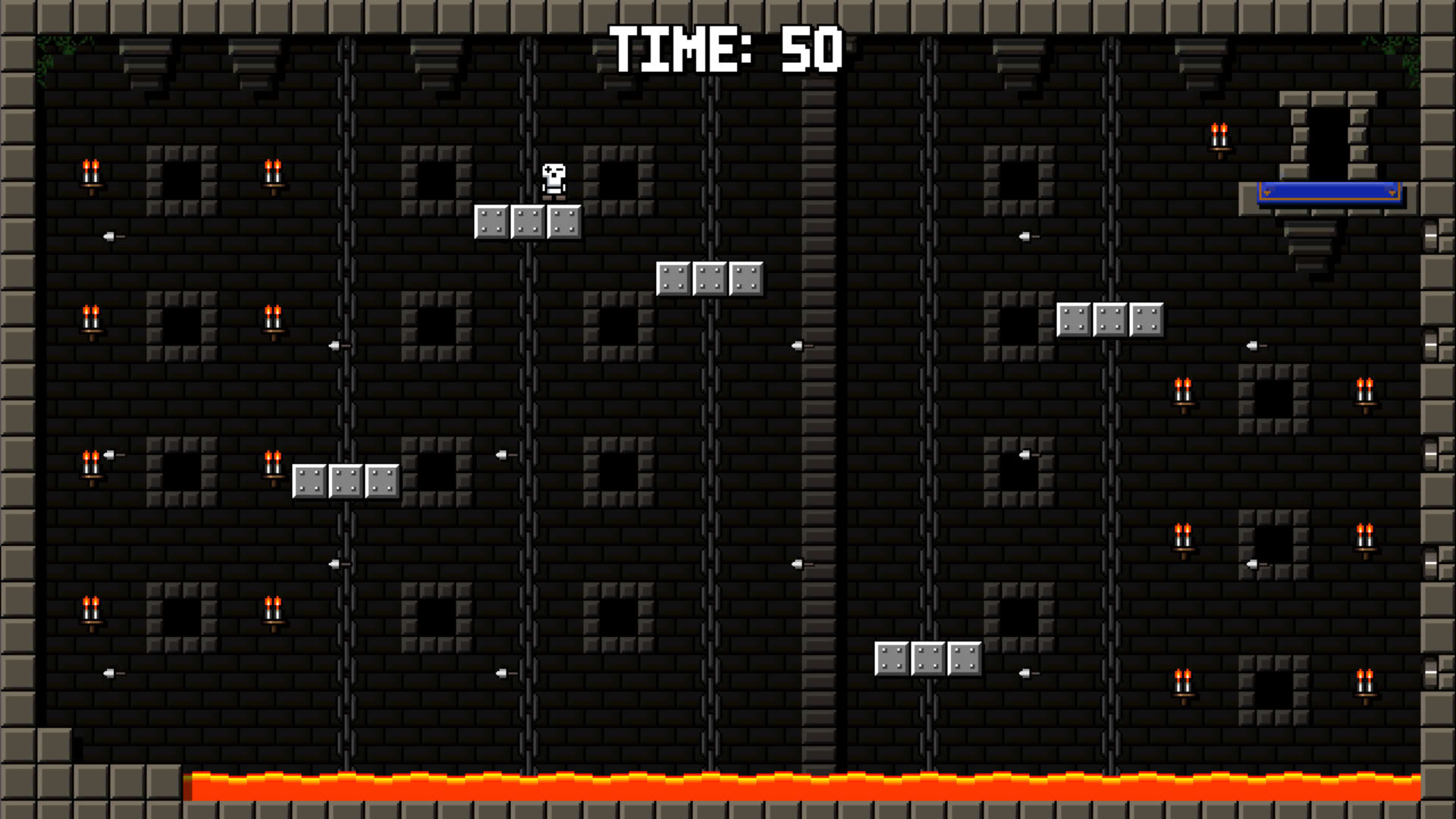 Screenshot for Castle of Pixel Skulls