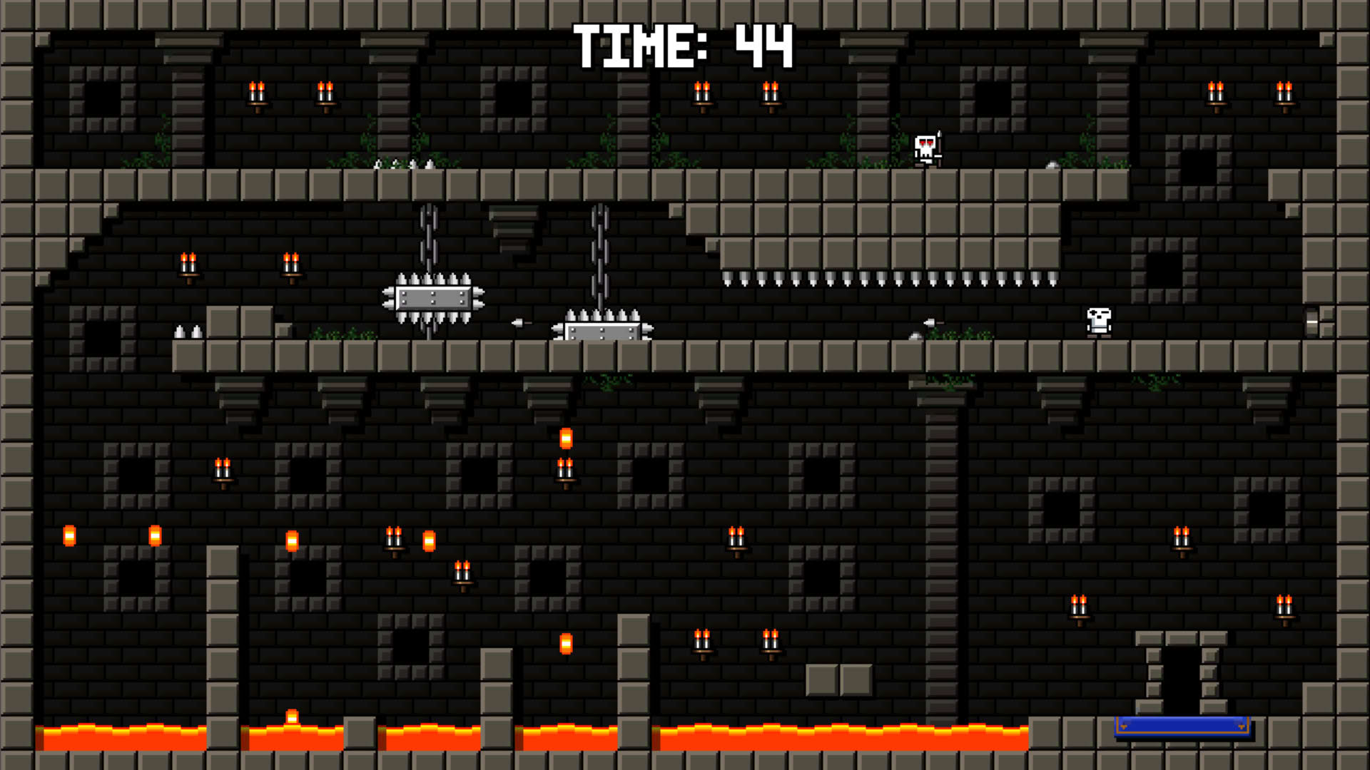 Screenshot for Castle of Pixel Skulls