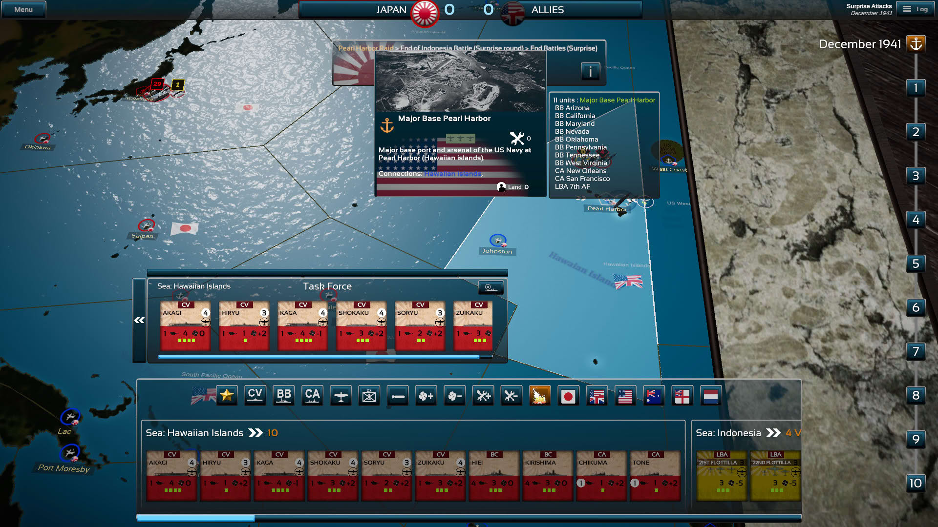 Screenshot for Fleet Commander: Pacific
