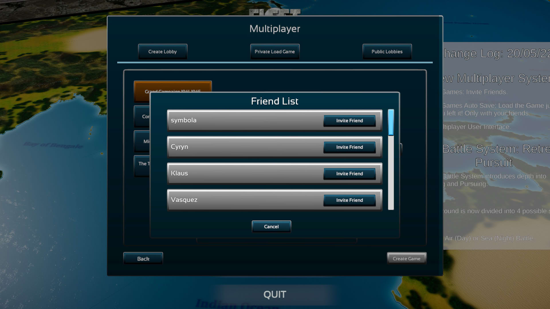 Screenshot for Fleet Commander: Pacific