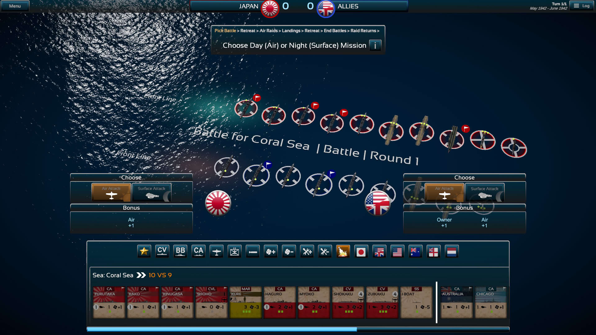 Screenshot for Fleet Commander: Pacific
