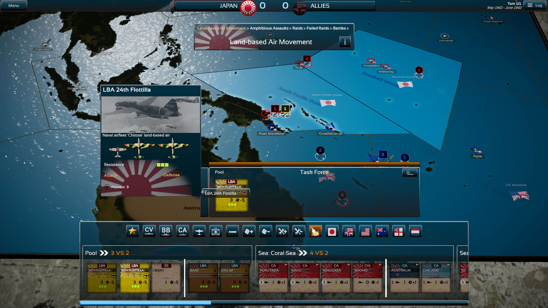Screenshot for Fleet Commander: Pacific
