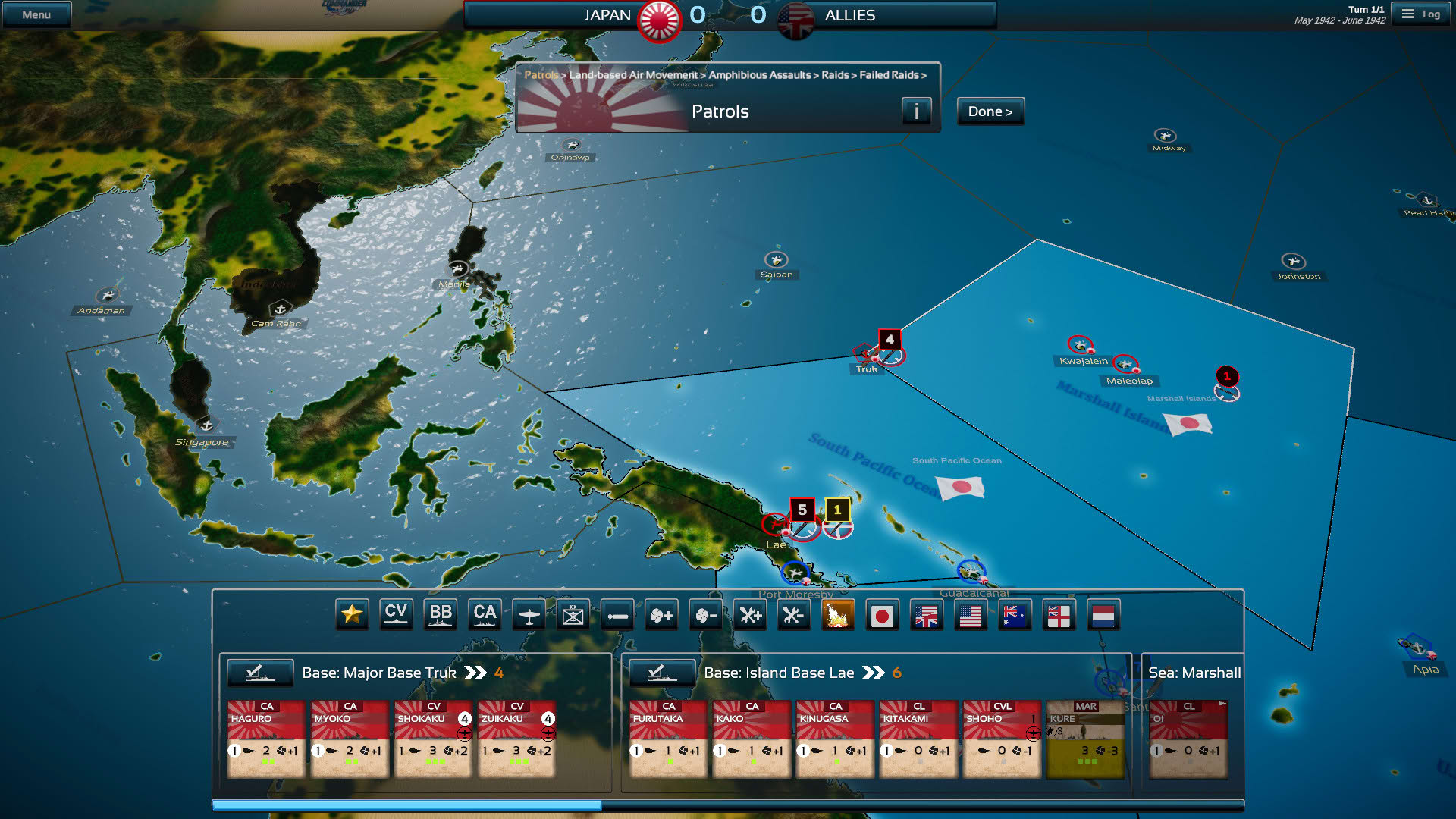 Screenshot for Fleet Commander: Pacific