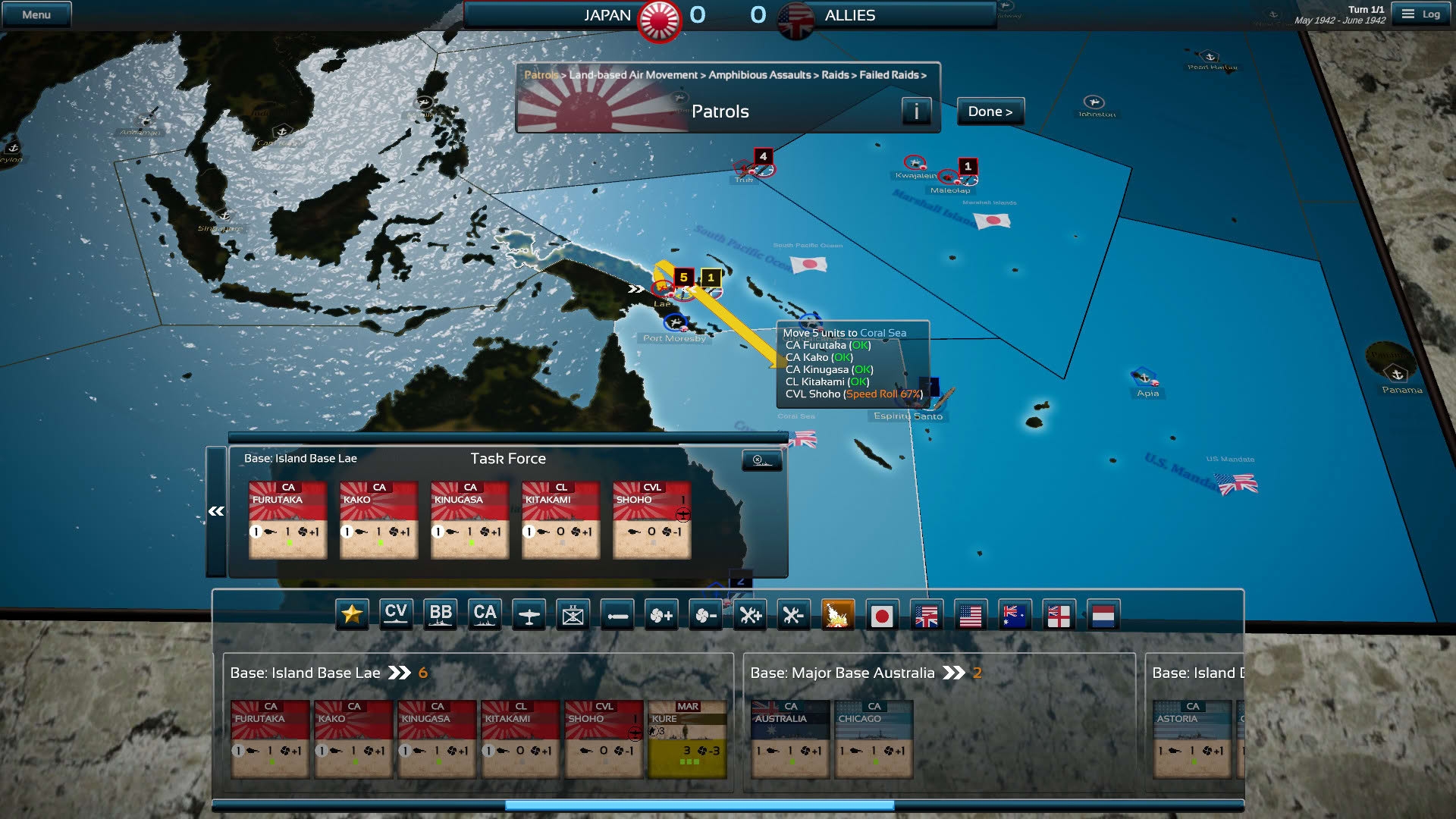Screenshot for Fleet Commander: Pacific