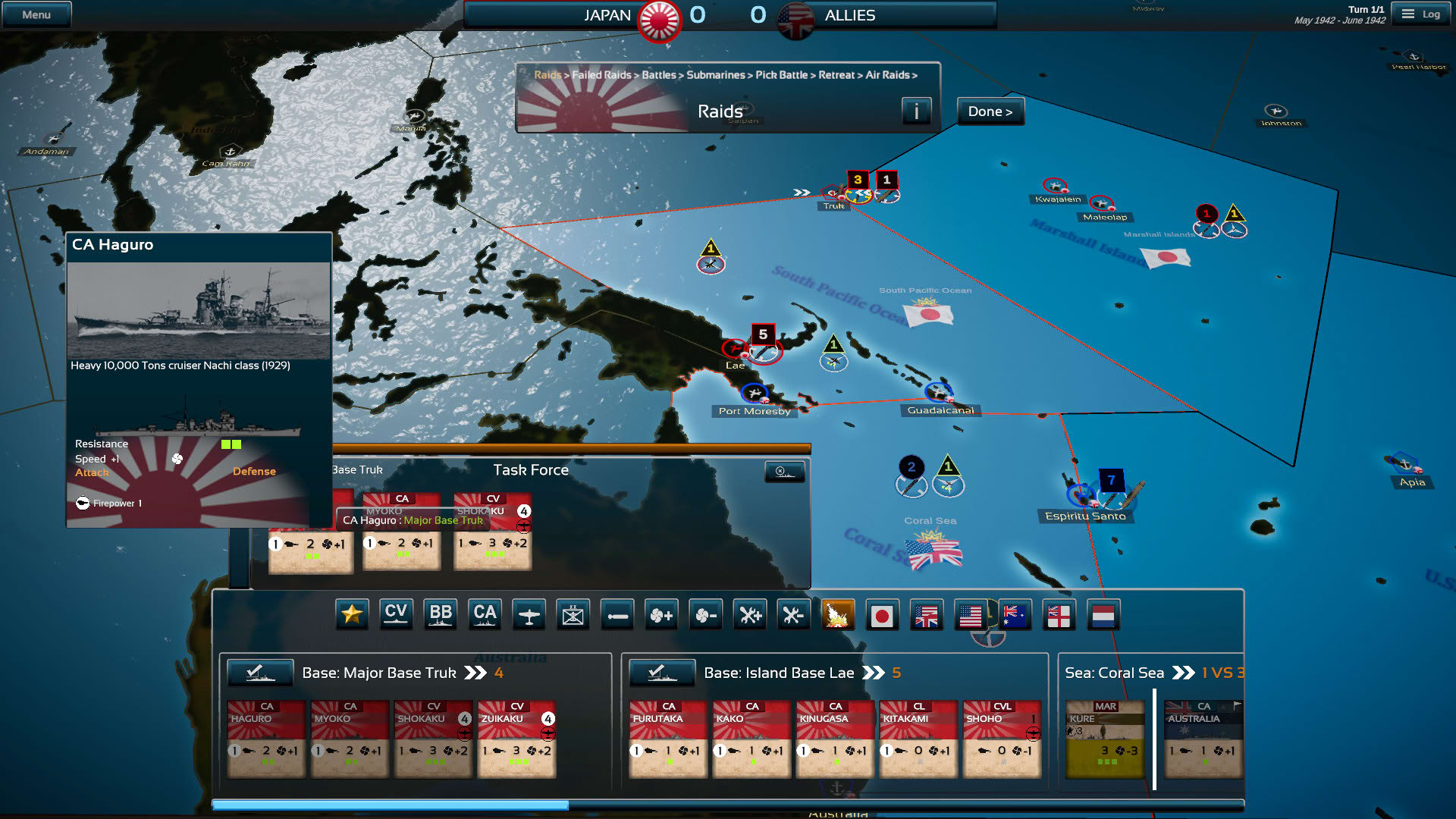 Screenshot for Fleet Commander: Pacific