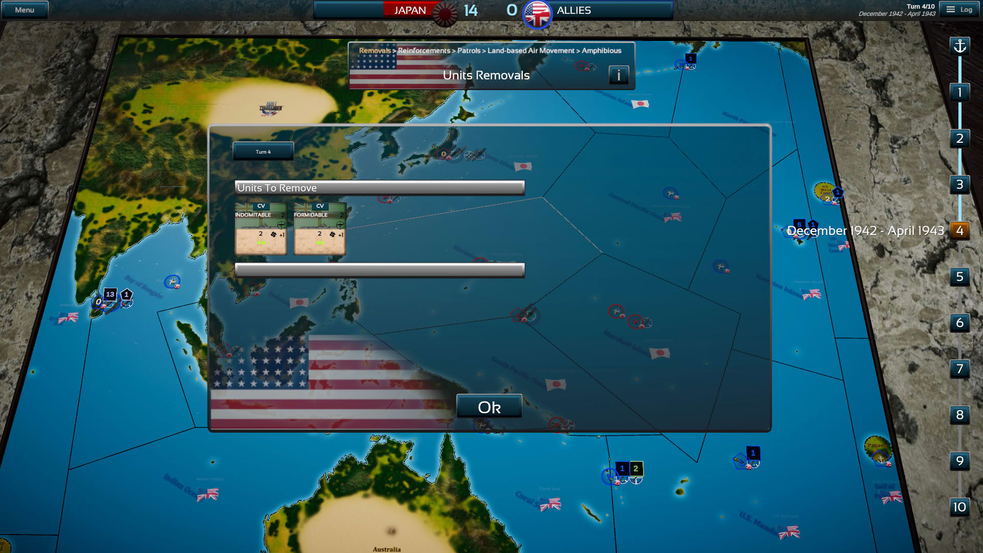 Screenshot for Fleet Commander: Pacific