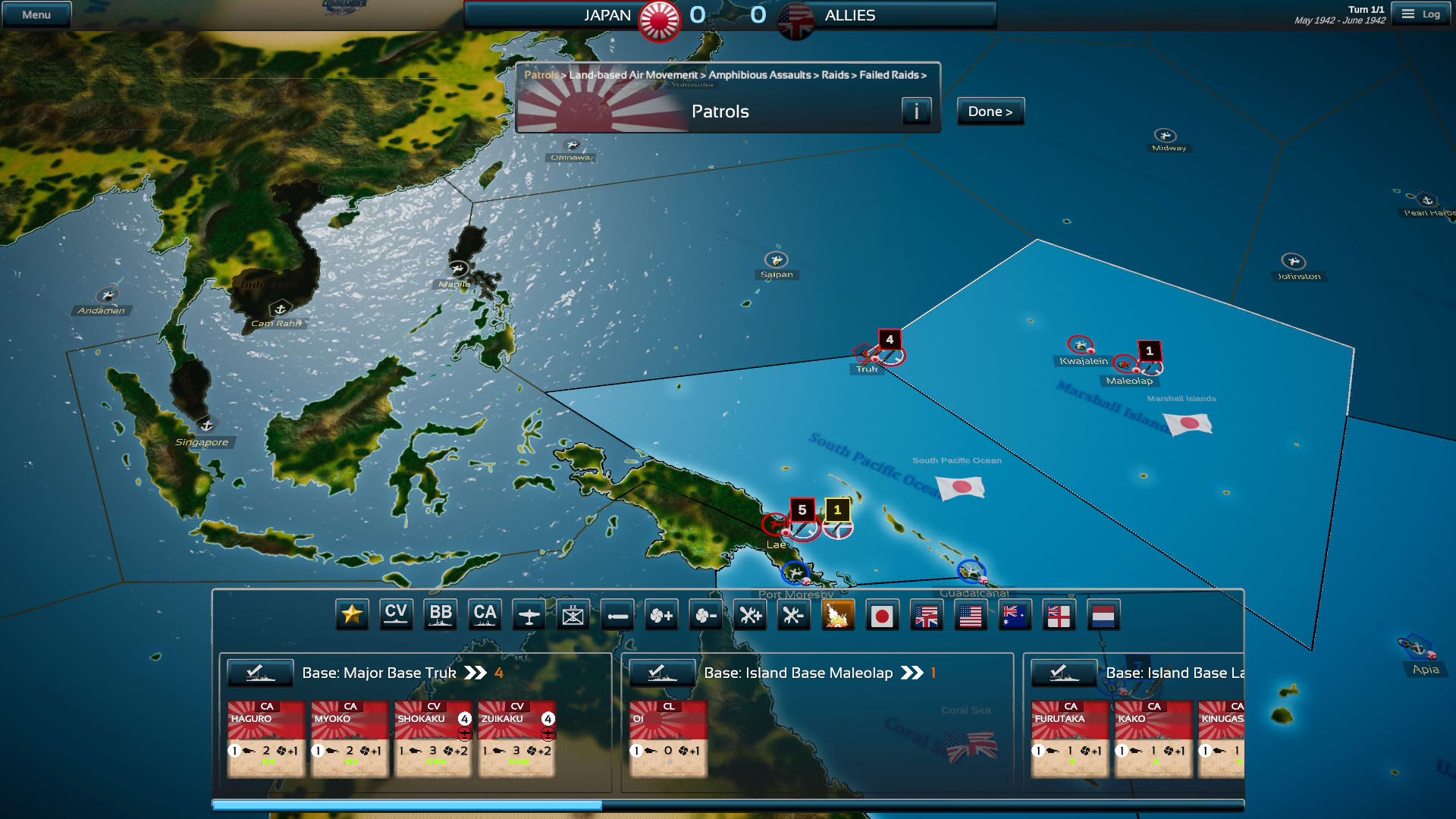 Screenshot for Fleet Commander: Pacific
