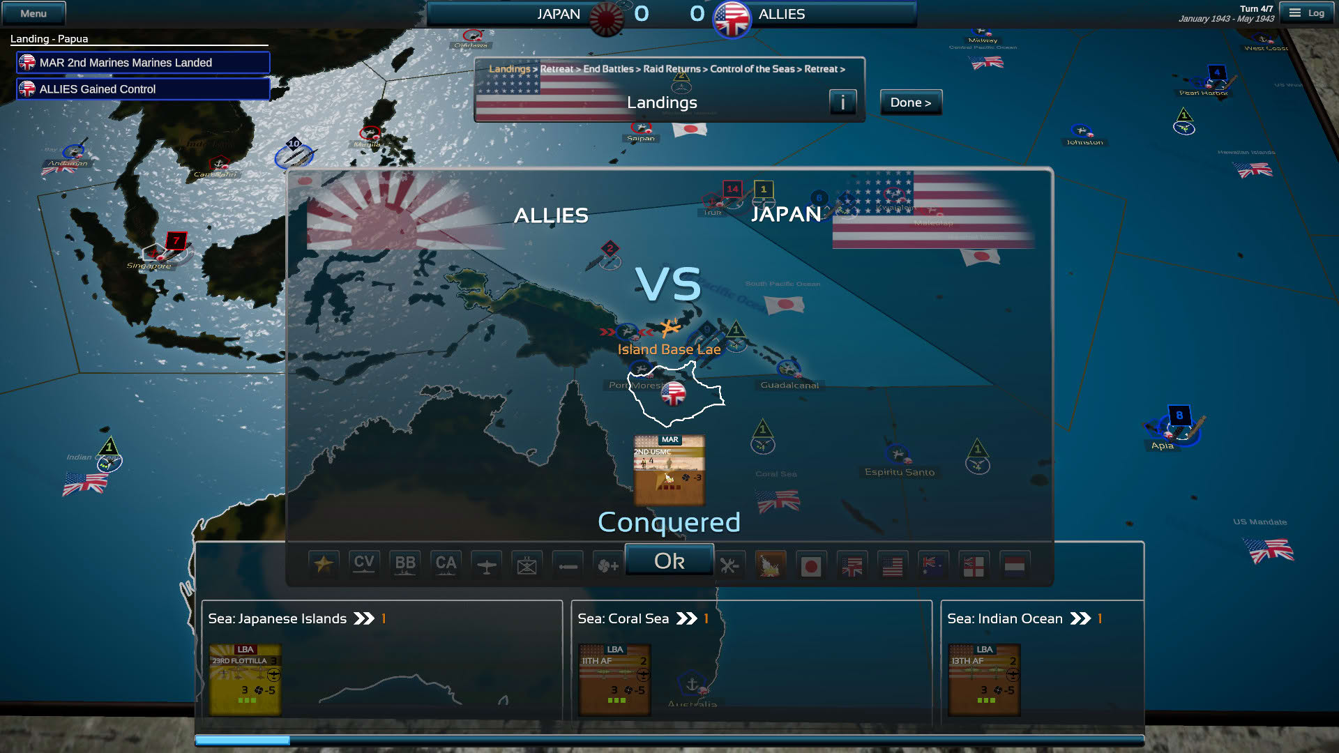 Screenshot for Fleet Commander: Pacific