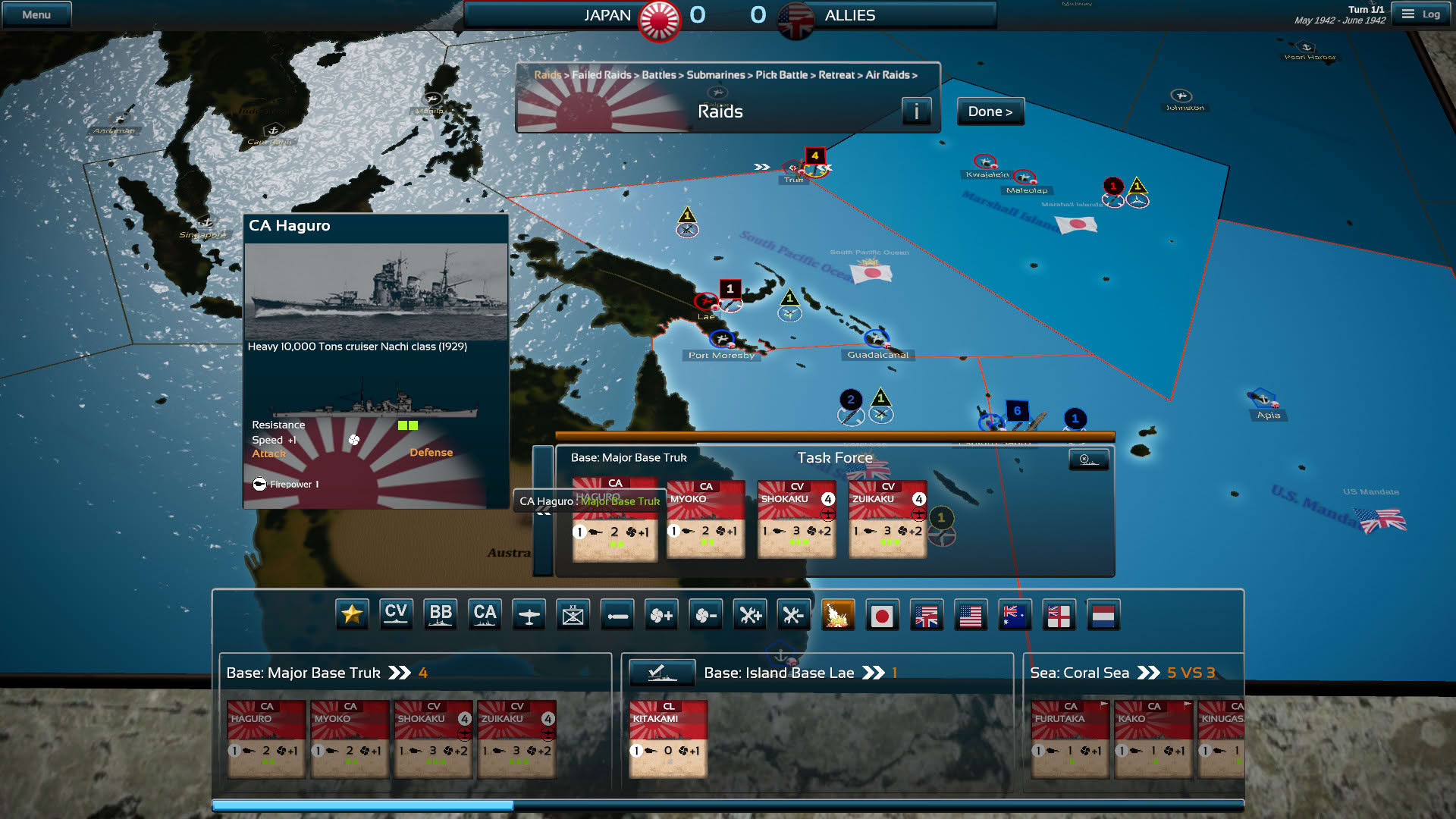 Screenshot for Fleet Commander: Pacific