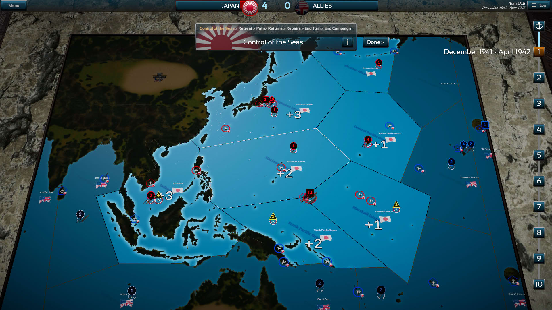 Screenshot for Fleet Commander: Pacific