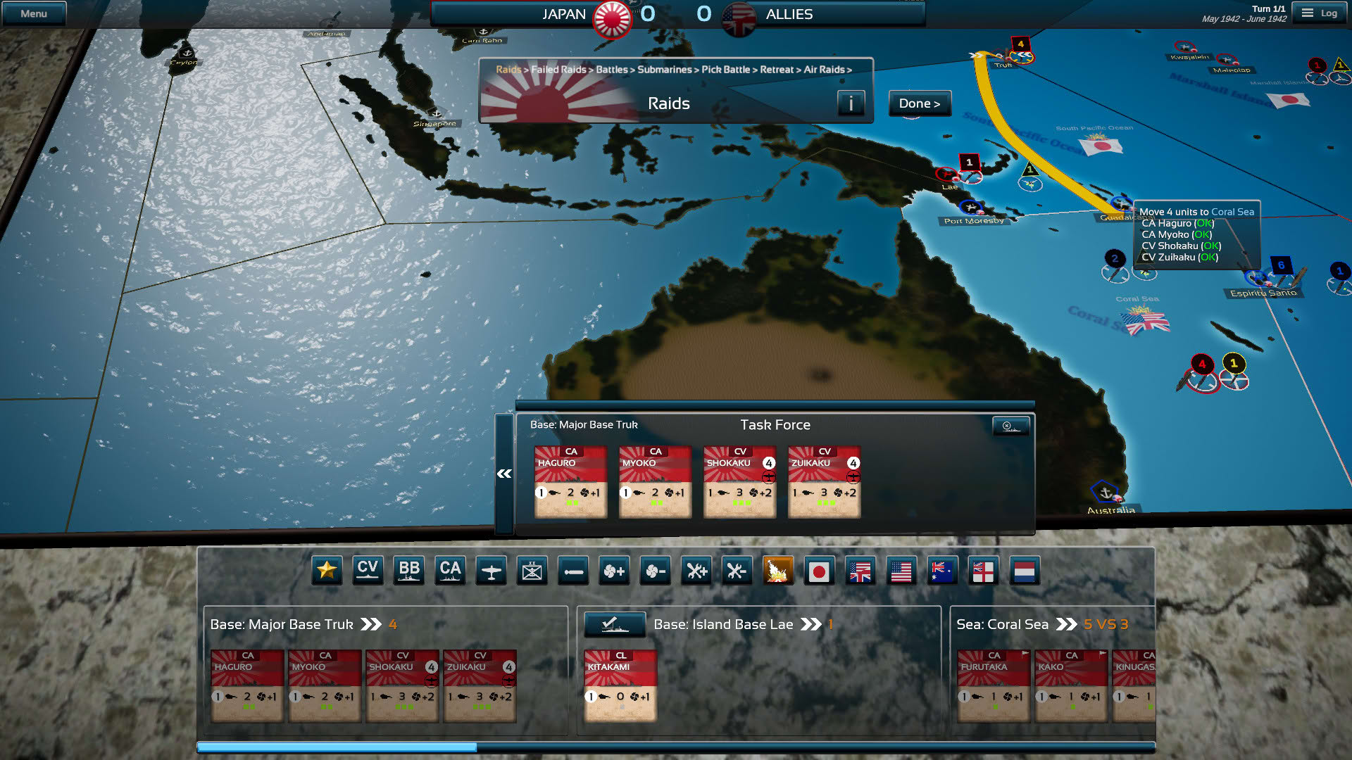 Screenshot for Fleet Commander: Pacific