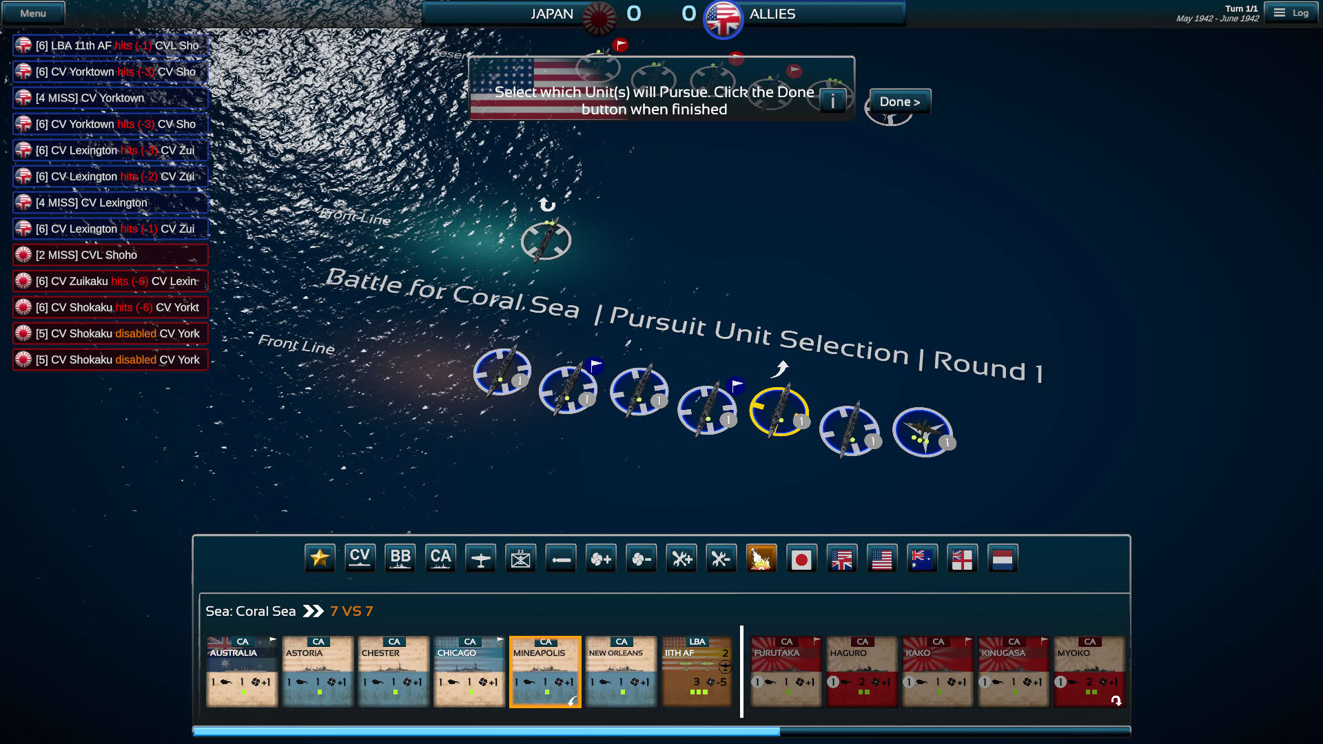 Screenshot for Fleet Commander: Pacific