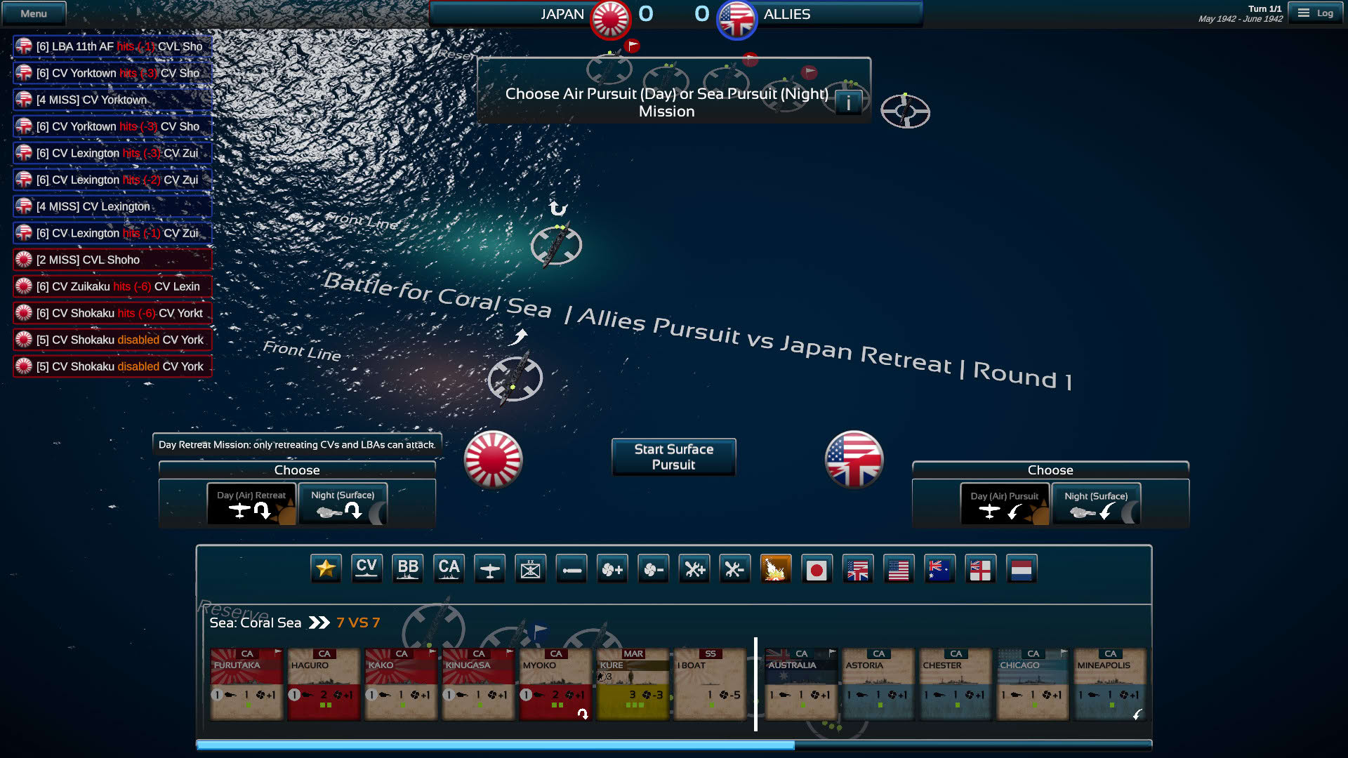Screenshot for Fleet Commander: Pacific