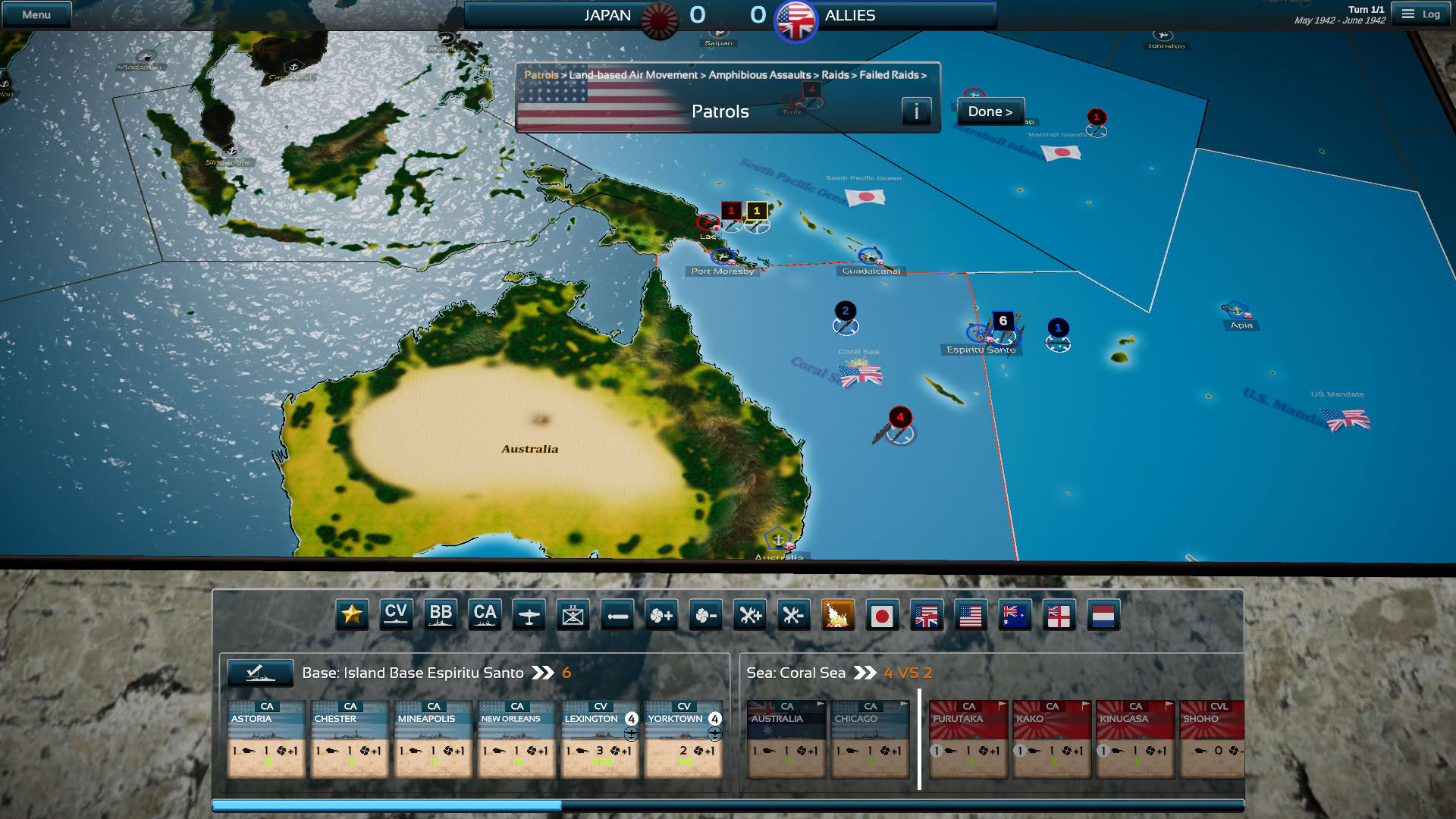 Screenshot for Fleet Commander: Pacific
