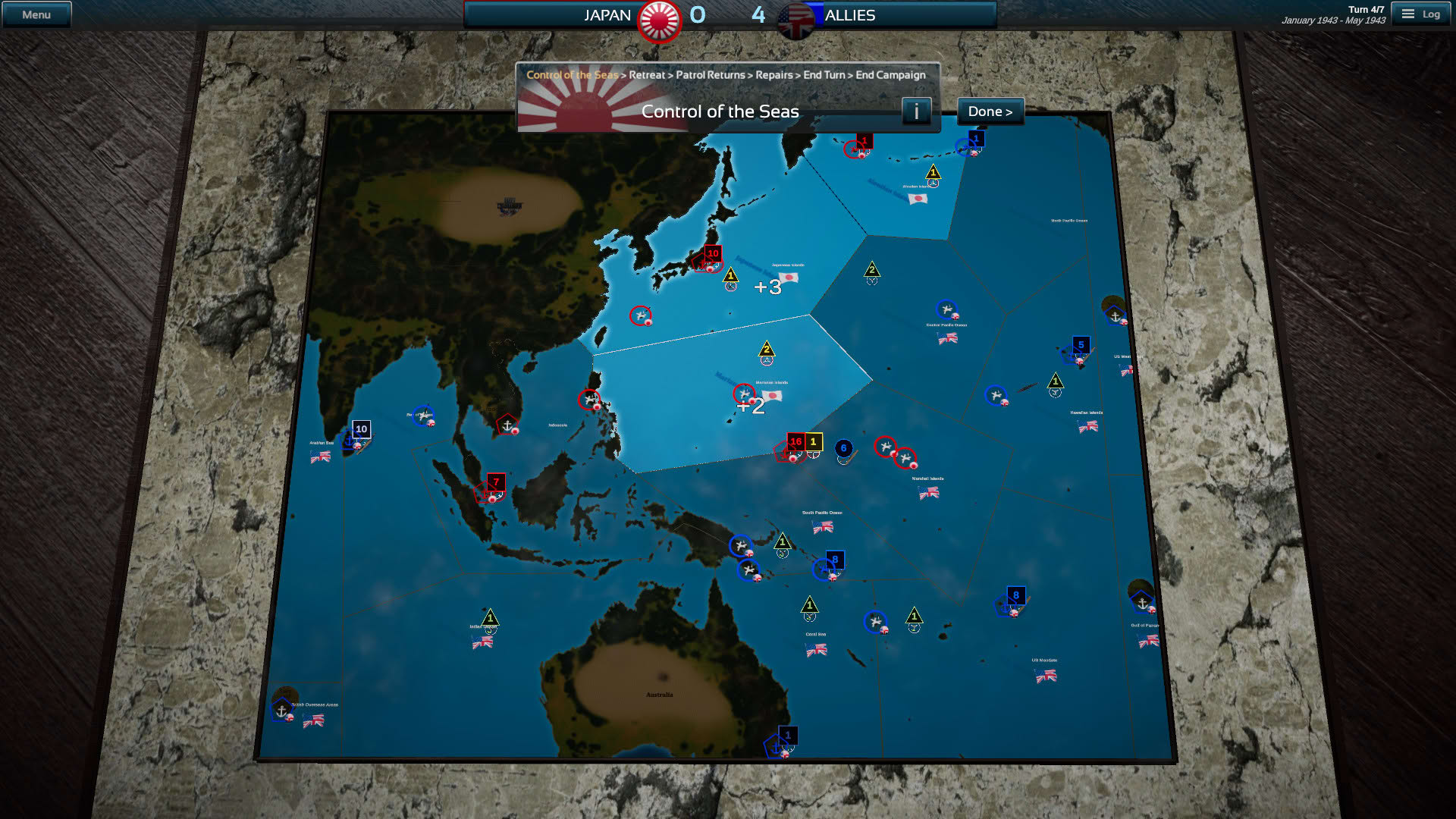 Screenshot for Fleet Commander: Pacific
