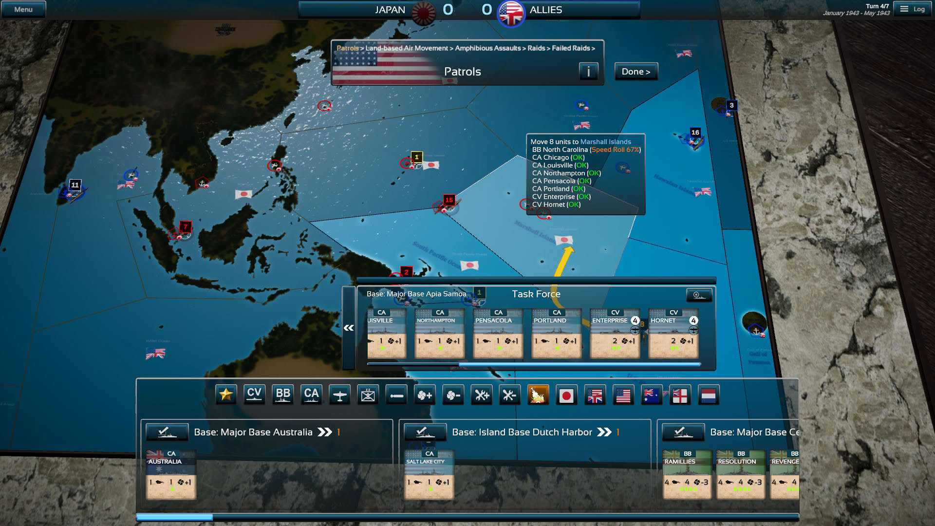 Screenshot for Fleet Commander: Pacific