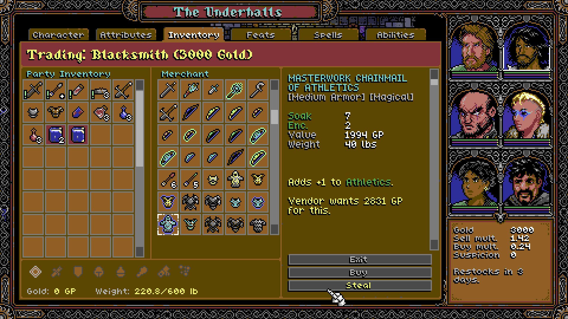 Screenshot for Skald: Against the Black Priory