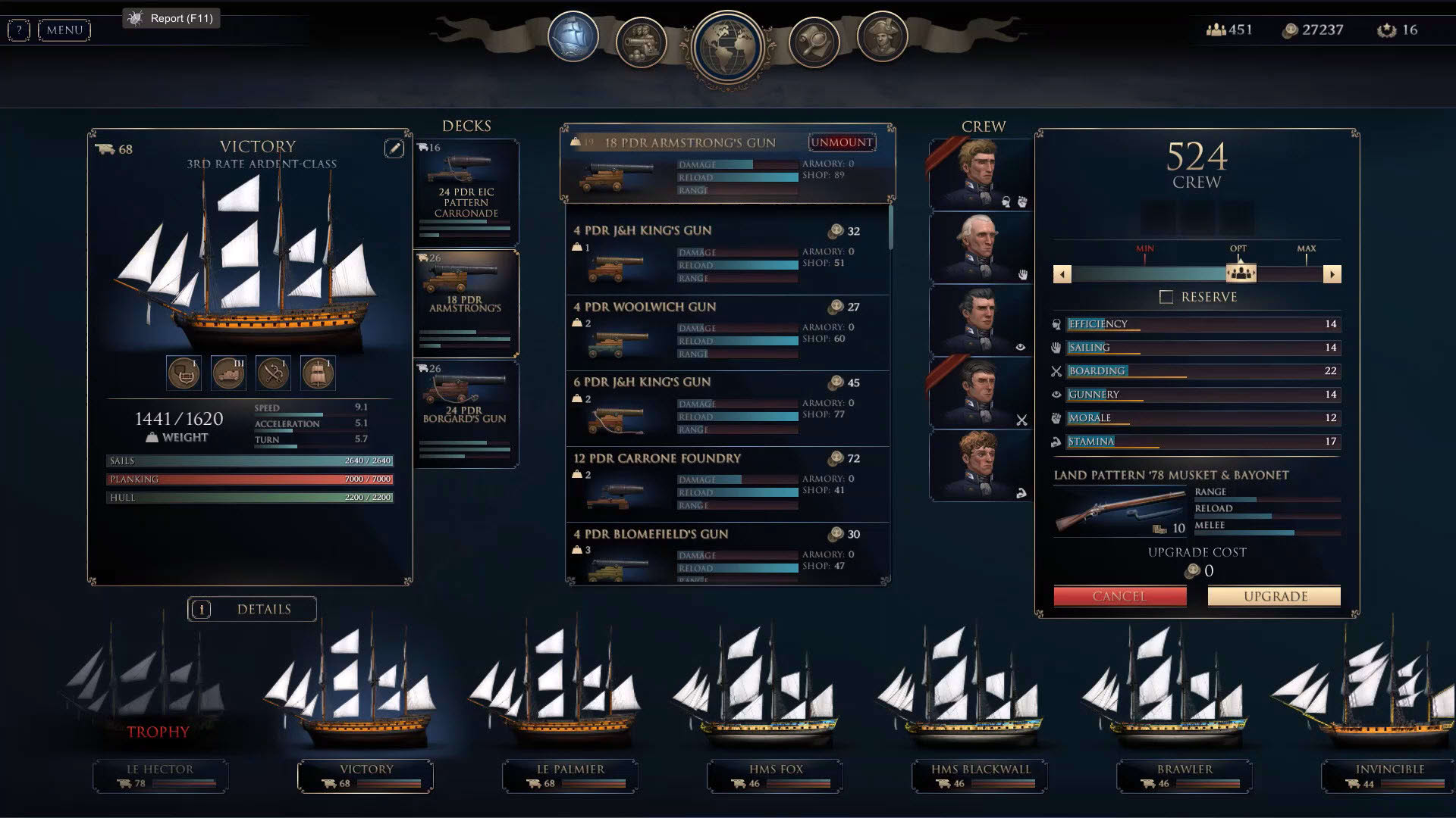 Screenshot for Ultimate Admiral: Age of Sail