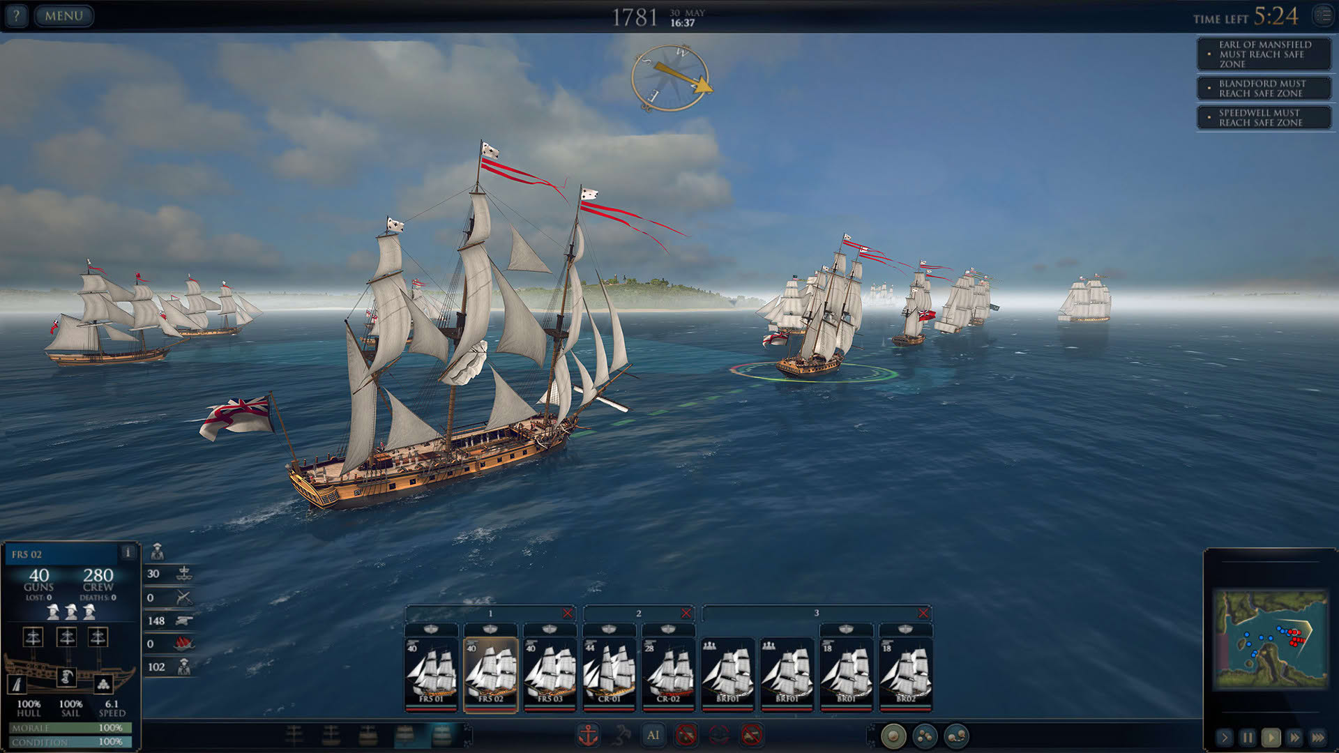 Screenshot for Ultimate Admiral: Age of Sail