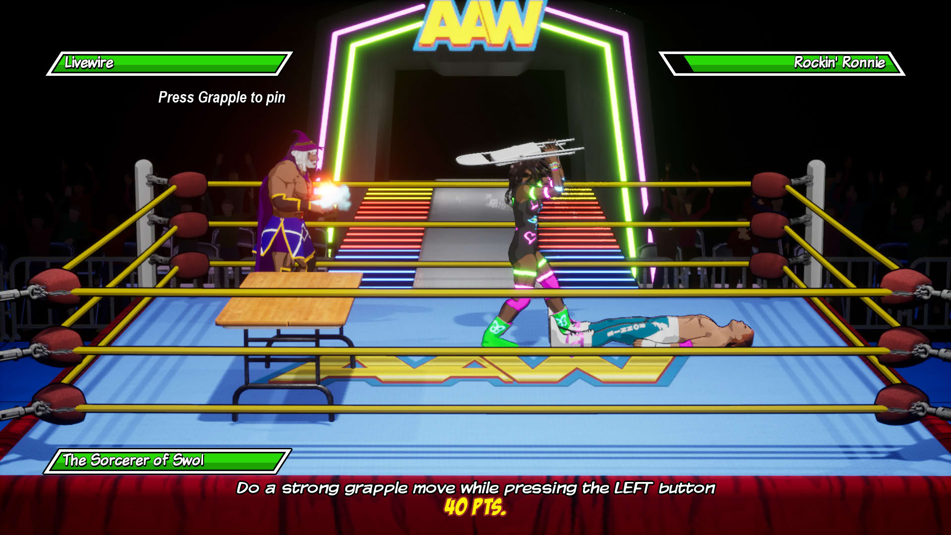 Screenshot for Action Arcade Wrestling