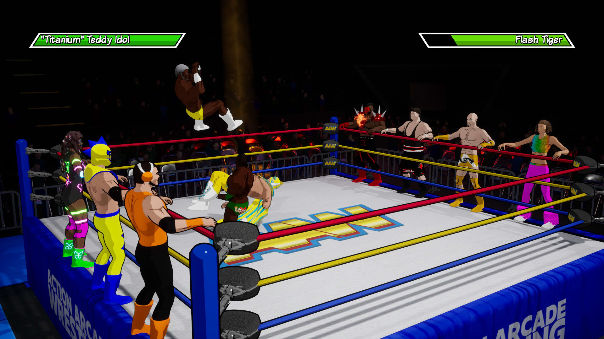 Screenshot for Action Arcade Wrestling