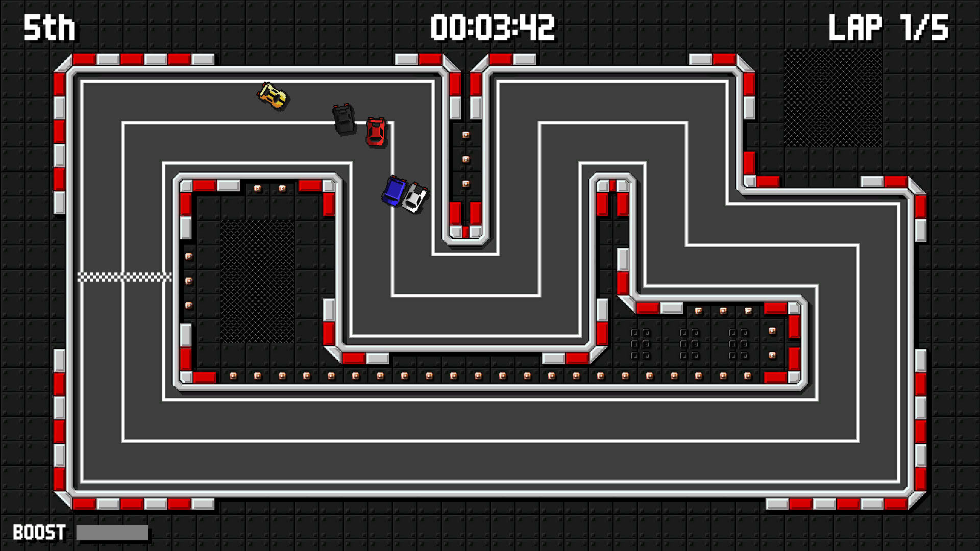 Screenshot for Retro Pixel Racers