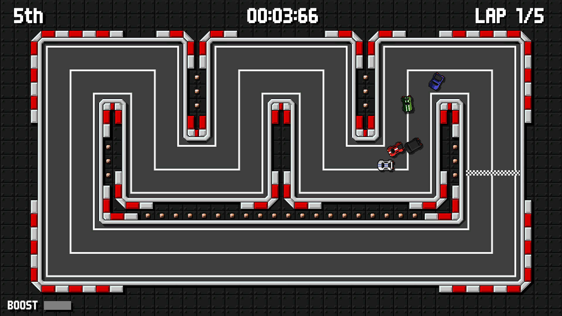Screenshot for Retro Pixel Racers