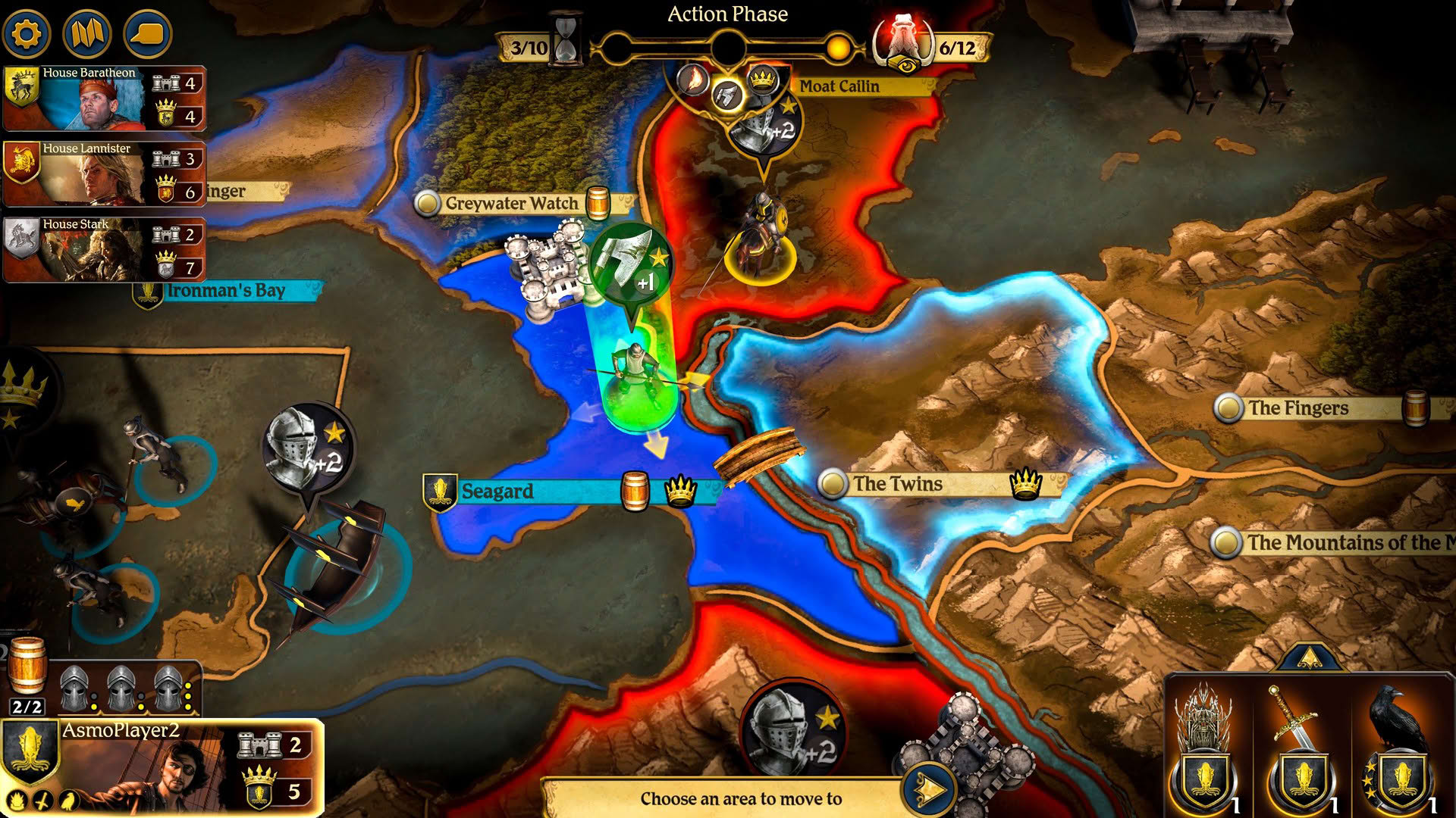 Screenshot for A Game of Thrones: The Board Game - Digital Edition