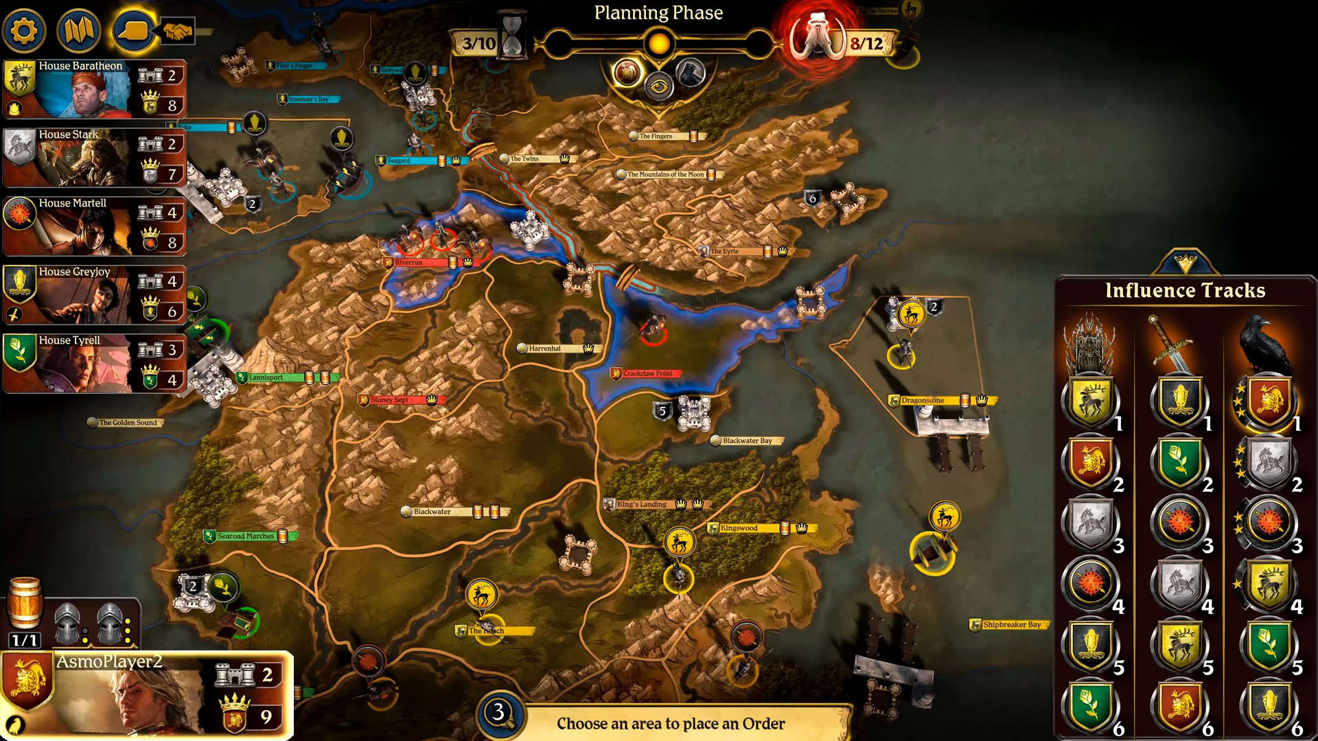 Screenshot for A Game of Thrones: The Board Game - Digital Edition