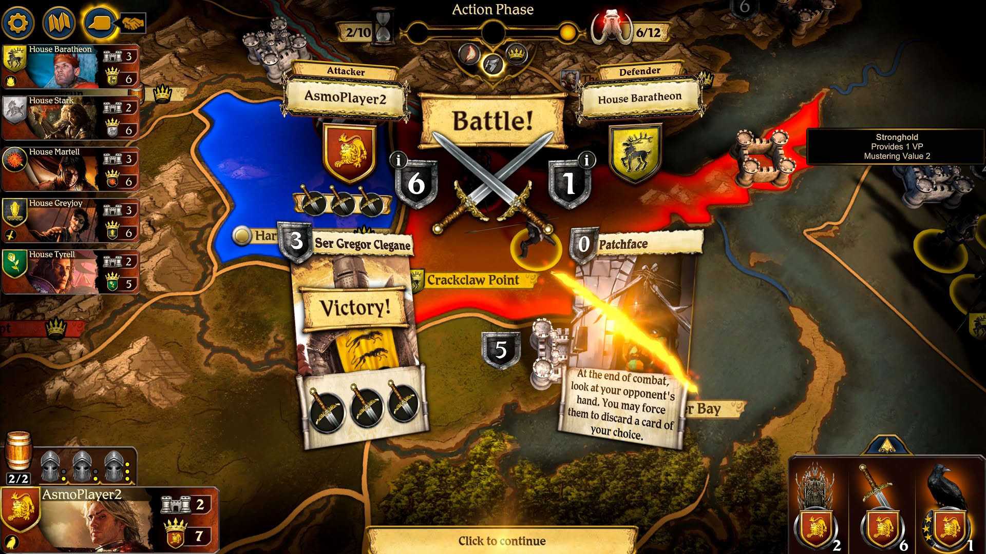 Screenshot for A Game of Thrones: The Board Game - Digital Edition