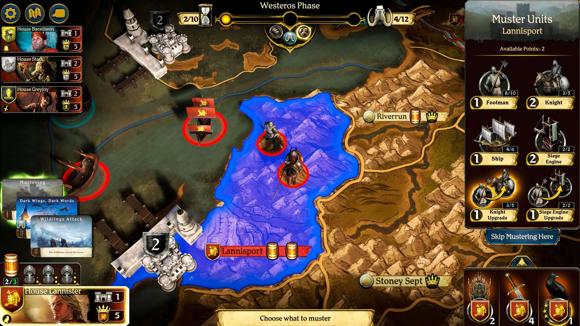 Screenshot for A Game of Thrones: The Board Game - Digital Edition