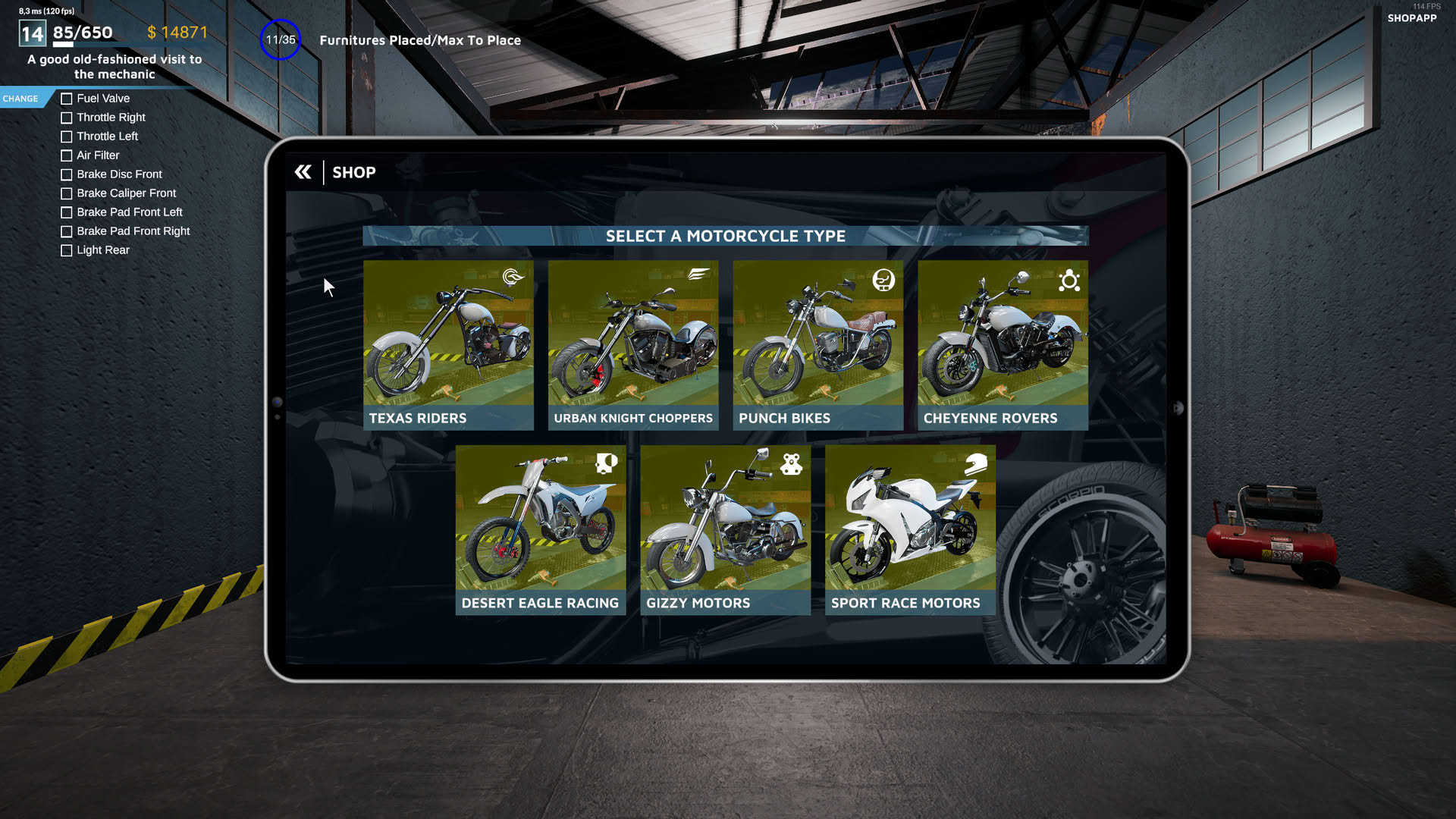 Screenshot for Motorcycle Mechanic Simulator 2021