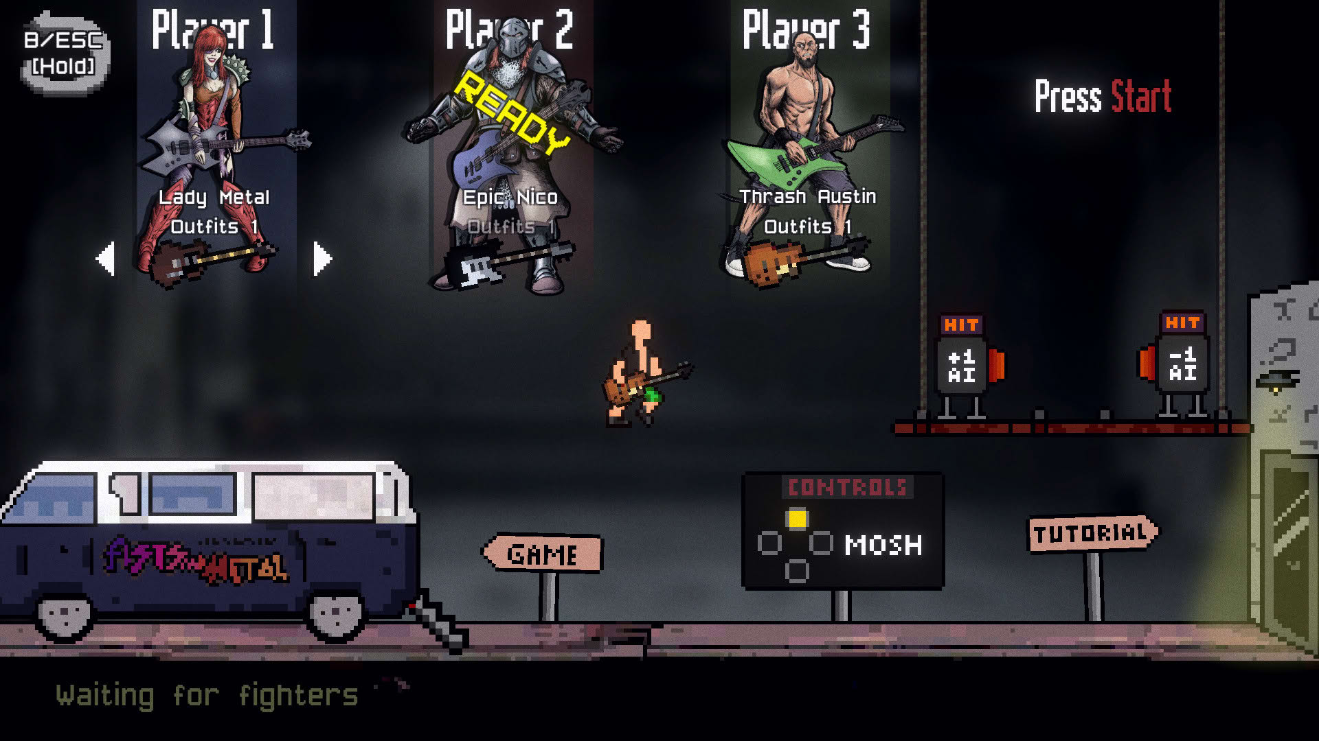 Screenshot for It's Raining Fists and Metal