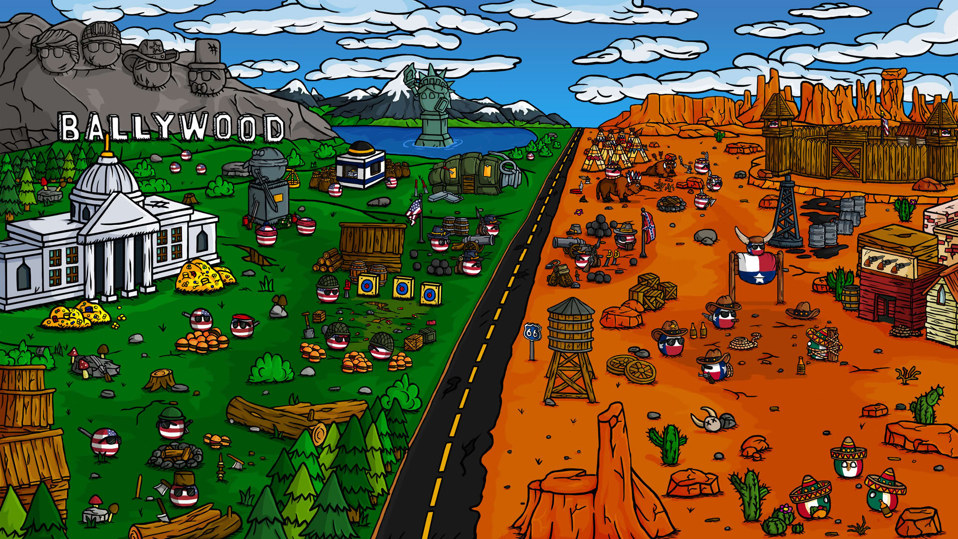 Screenshot for CountryBalls Heroes