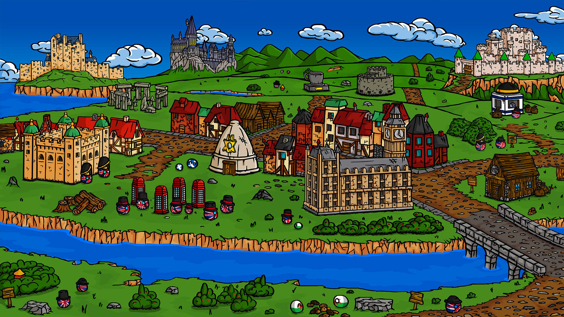 Screenshot for CountryBalls Heroes