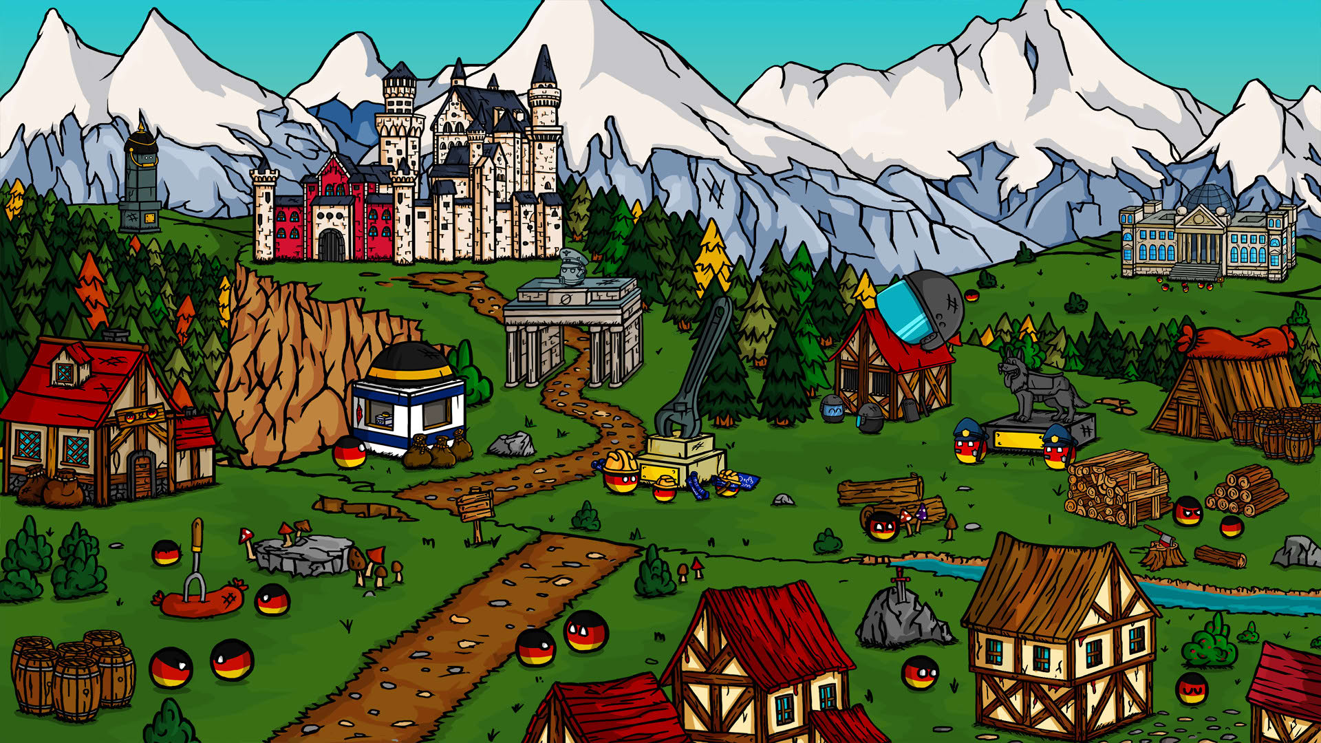 Screenshot for CountryBalls Heroes