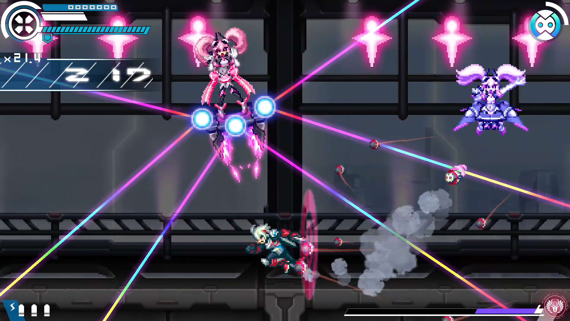 Screenshot for Gunvolt Chronicles: Luminous Avenger iX