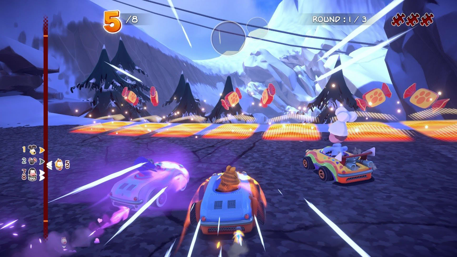 Screenshot for Garfield Kart: Furious Racing