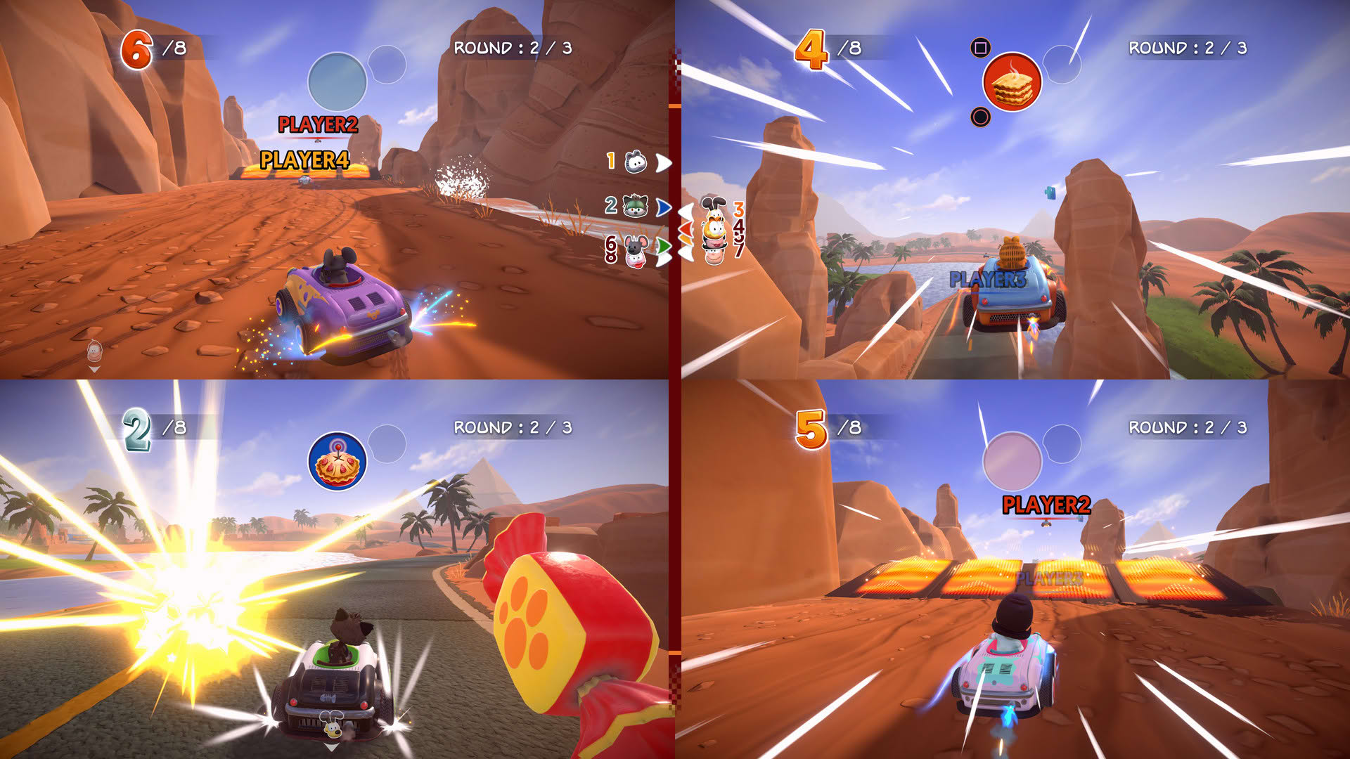 Screenshot for Garfield Kart: Furious Racing