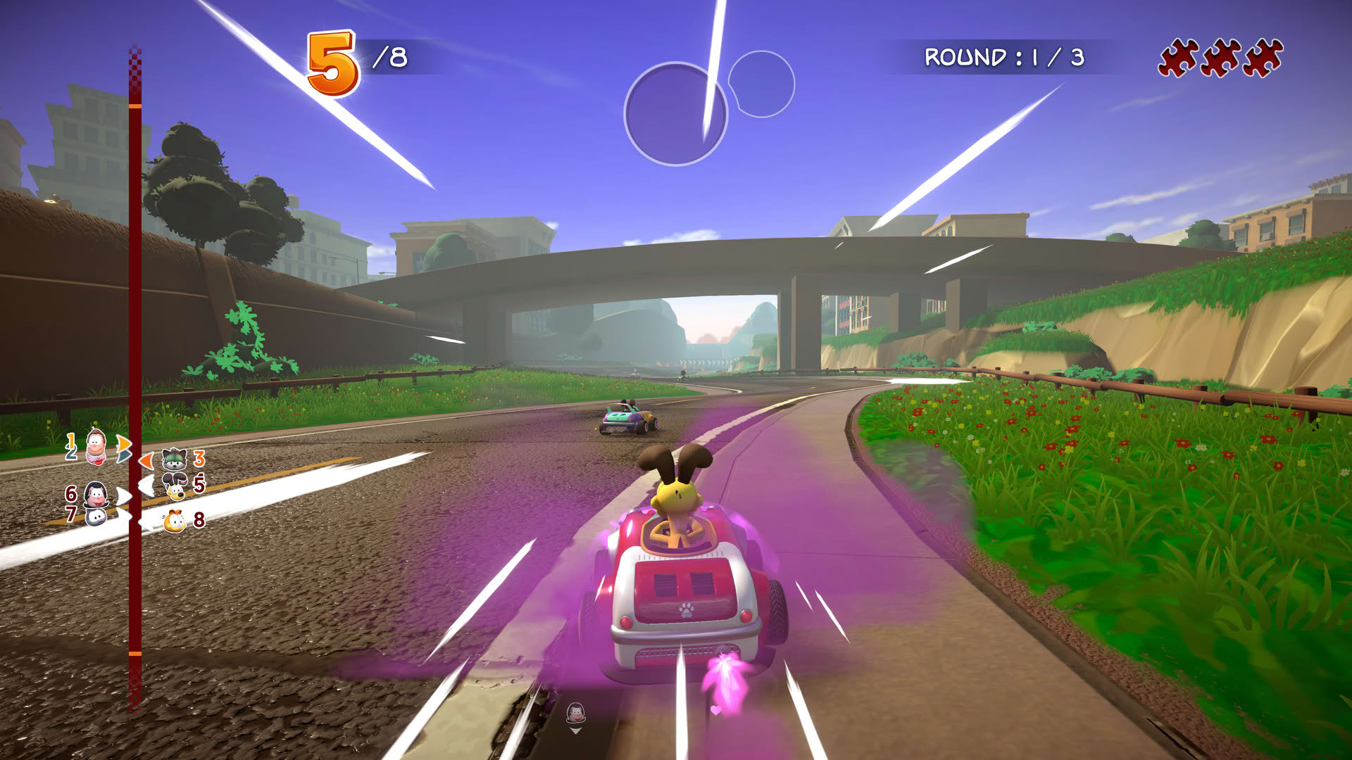 Screenshot for Garfield Kart: Furious Racing