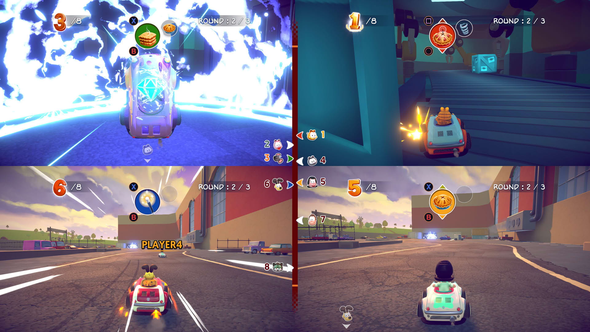 Screenshot for Garfield Kart: Furious Racing